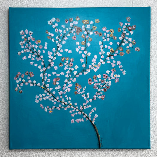 Zweig im Schwebezustand - Gemälde Nr. 186