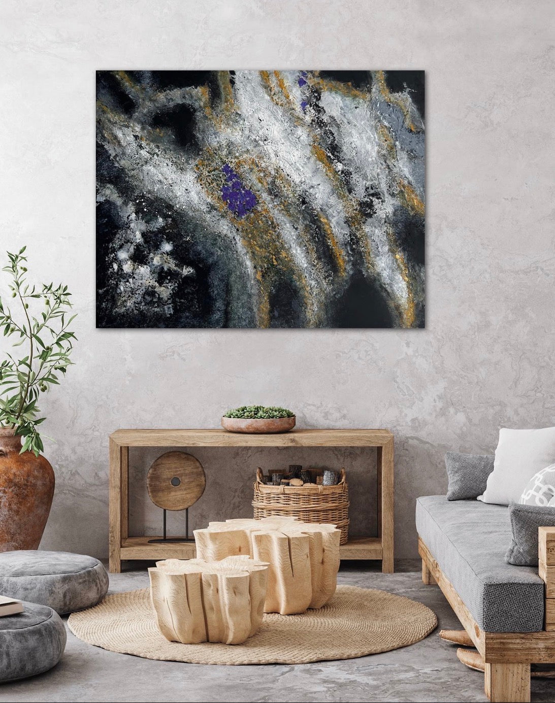 Violet Core - Gemälde Nr. 222