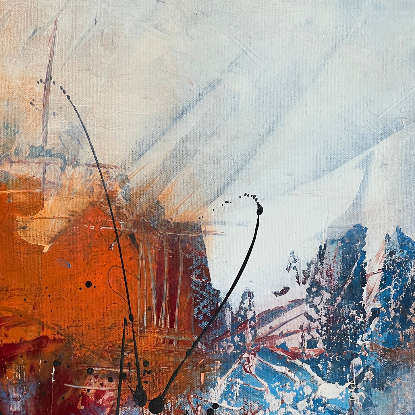 Sunset in the City - Gemälde Nr. 287