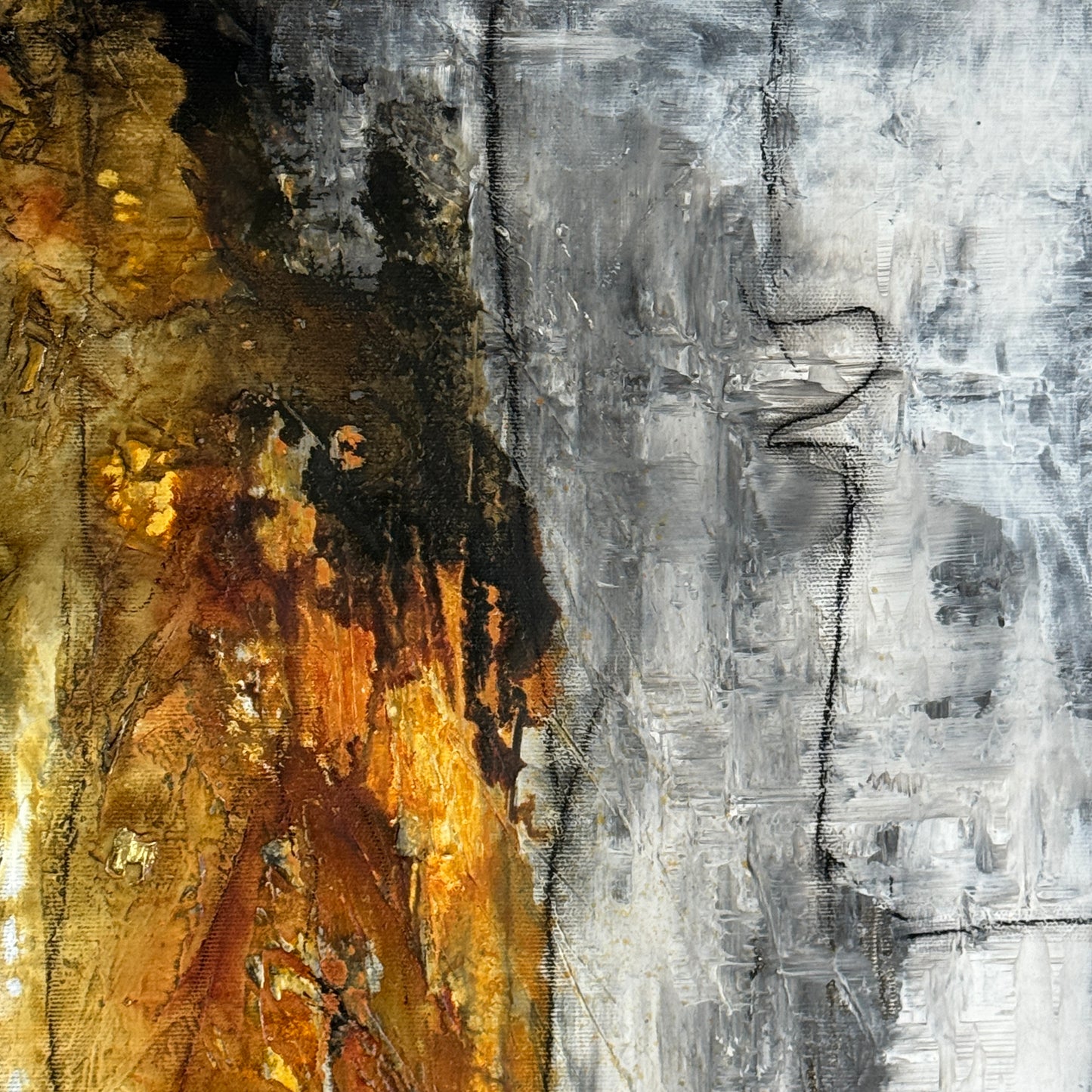 Mann im Mantel - Gemälde Nr. 351