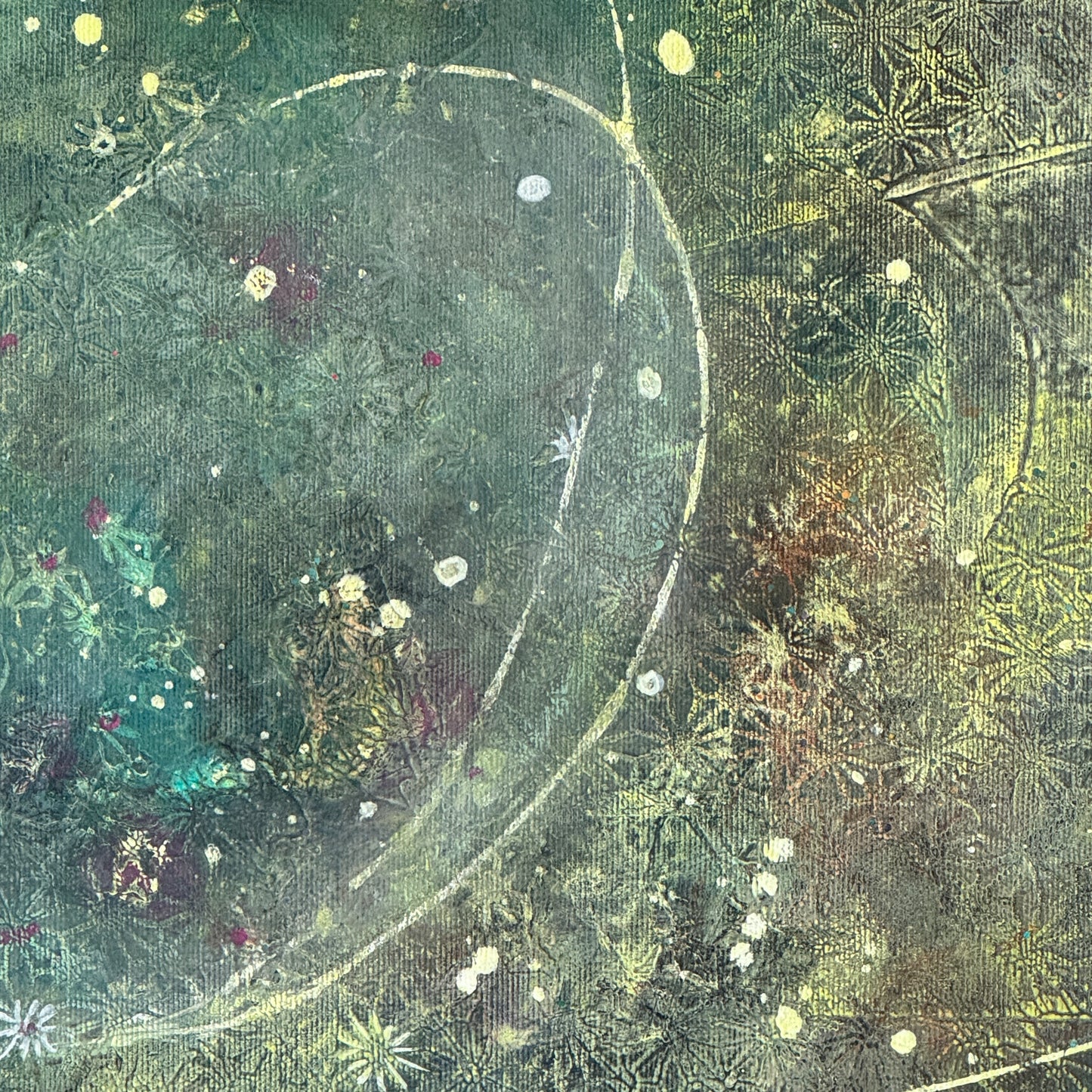 Unterwasserwelt mit Seeanemonen - Gemälde Nr. 358