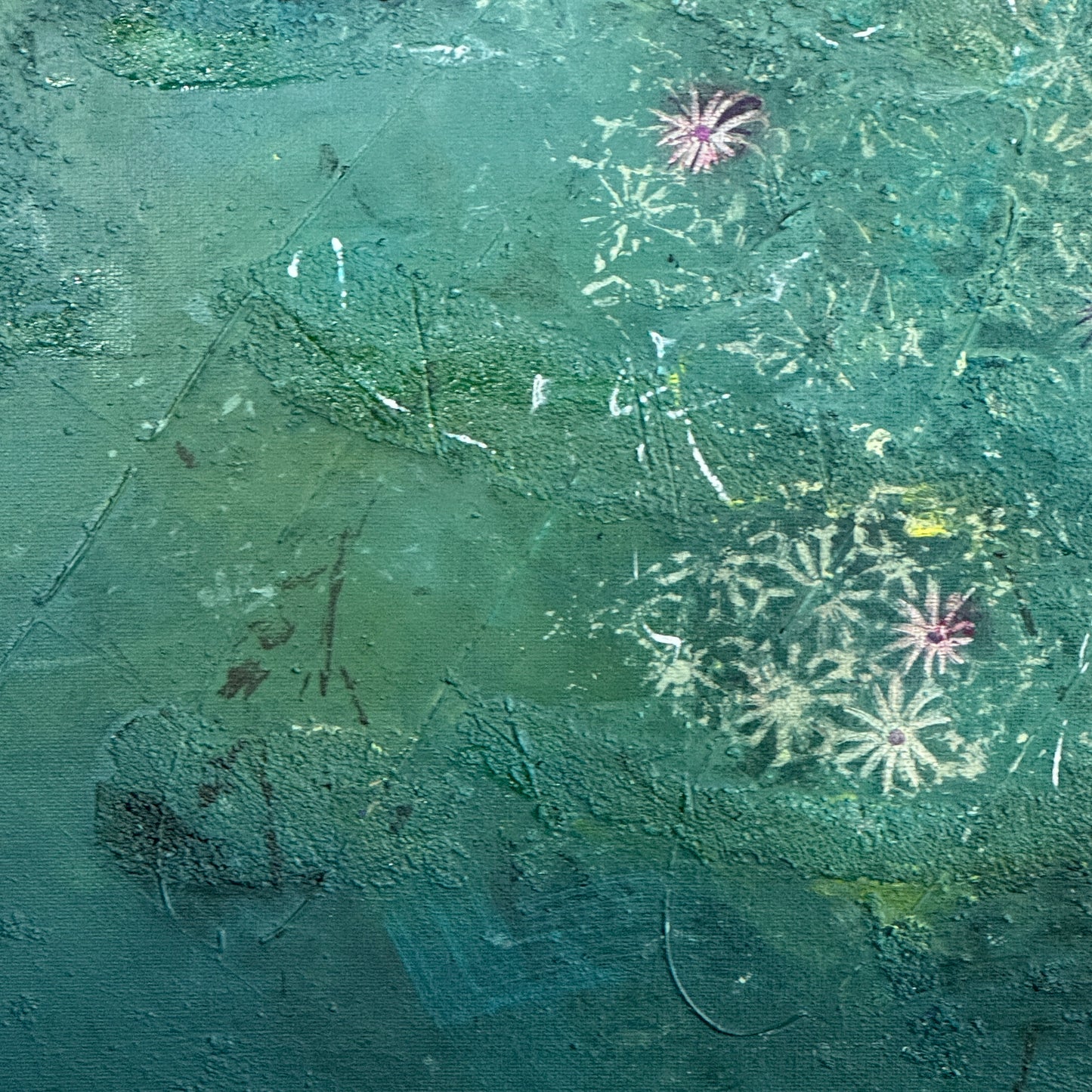 Unterwasserwelt mit Seeanemonen 2 - Gemälde Nr 359