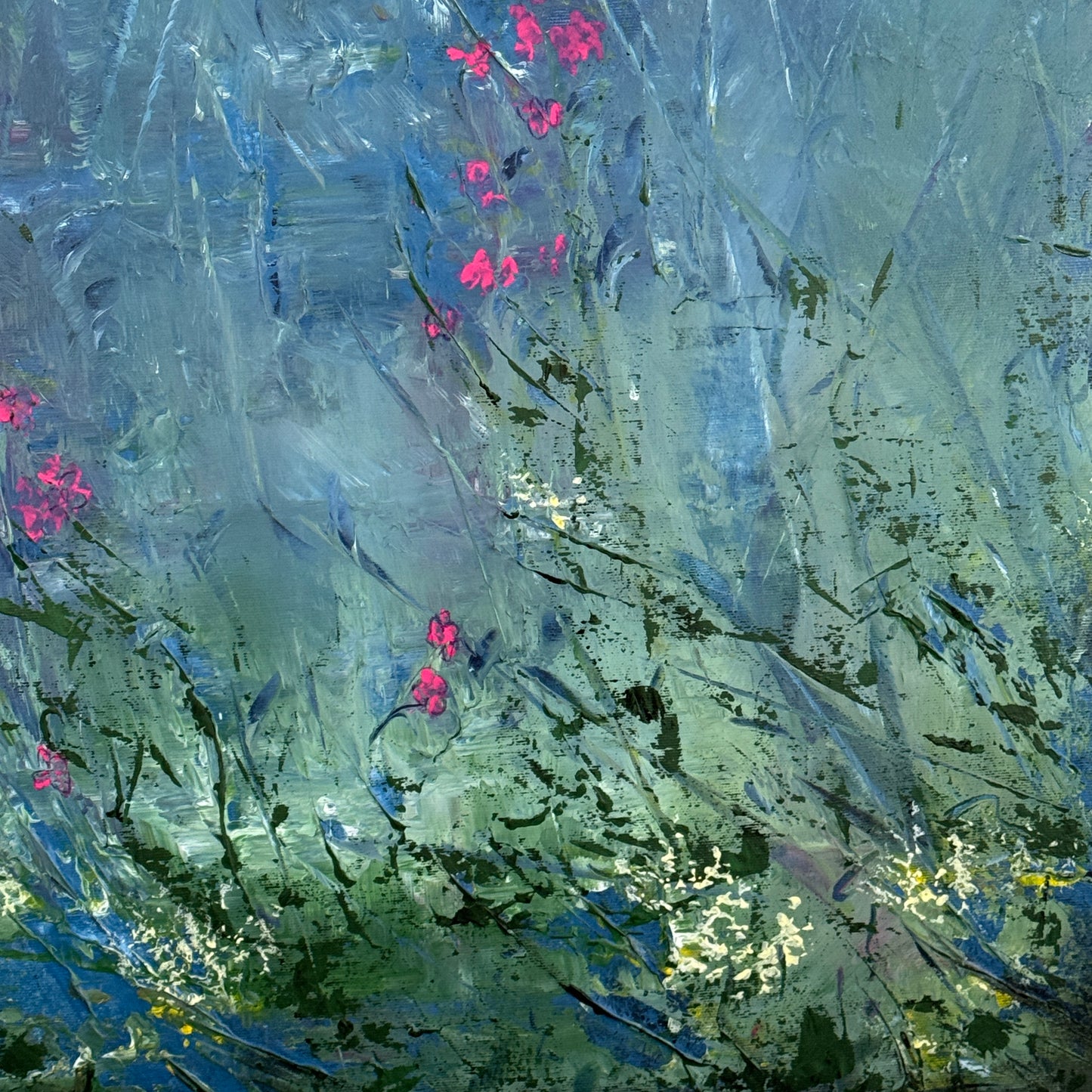 Blick über den Teich - Gemälde Nr. 367