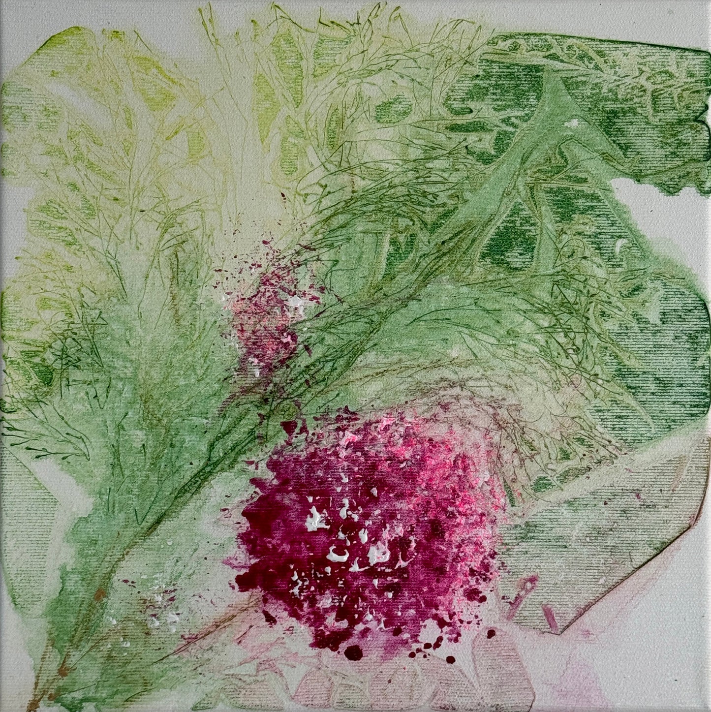 Sommer Flower's 3/3 - Gemälde Nr. 412