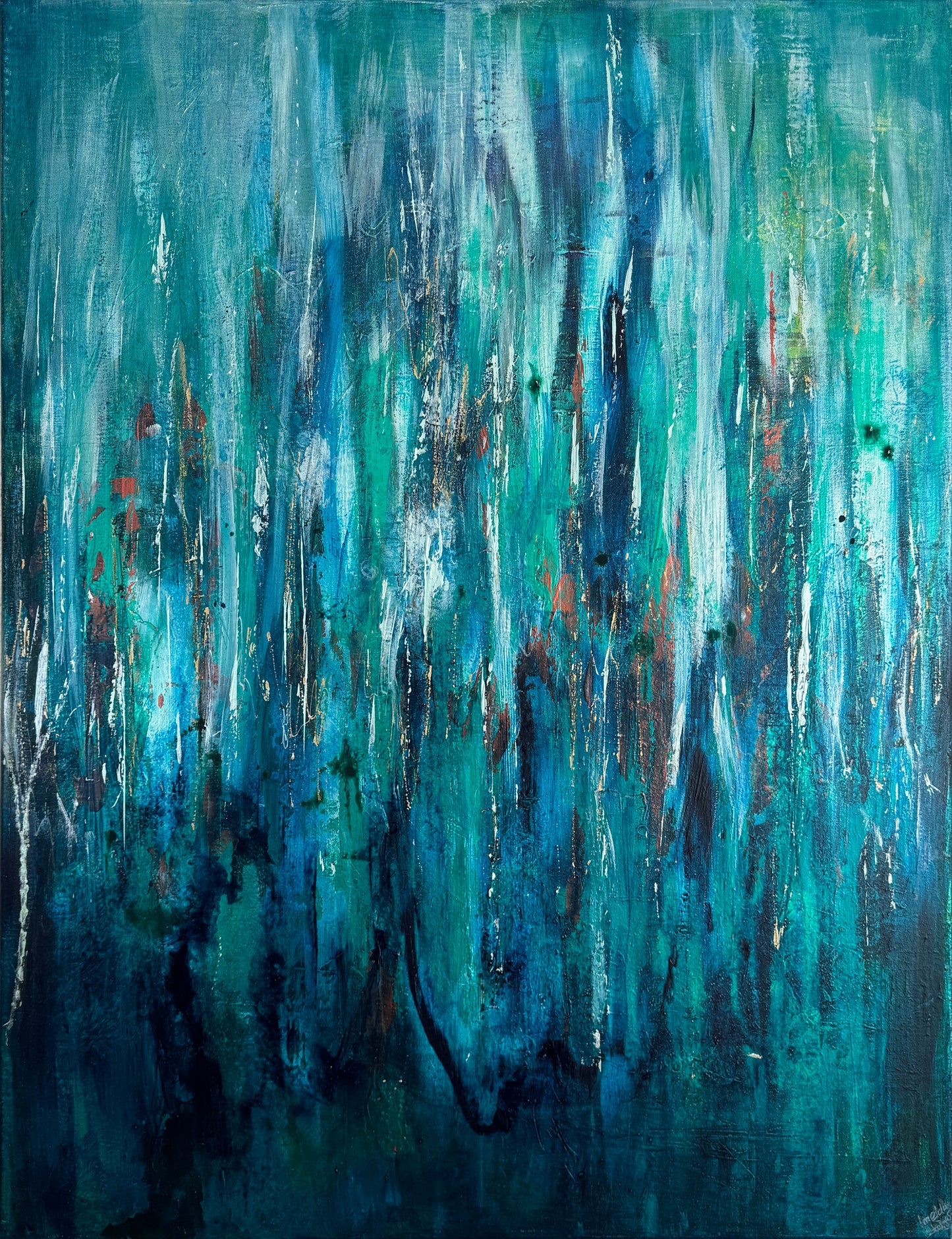 Blue Line - Gemälde Nr. 431
