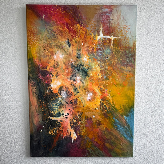 Von der Sehnsucht getragen, vom Licht zerrissen - Gemälde Nr. 478 Dieses Gemälde geht in eine Ausstellung nach Basel