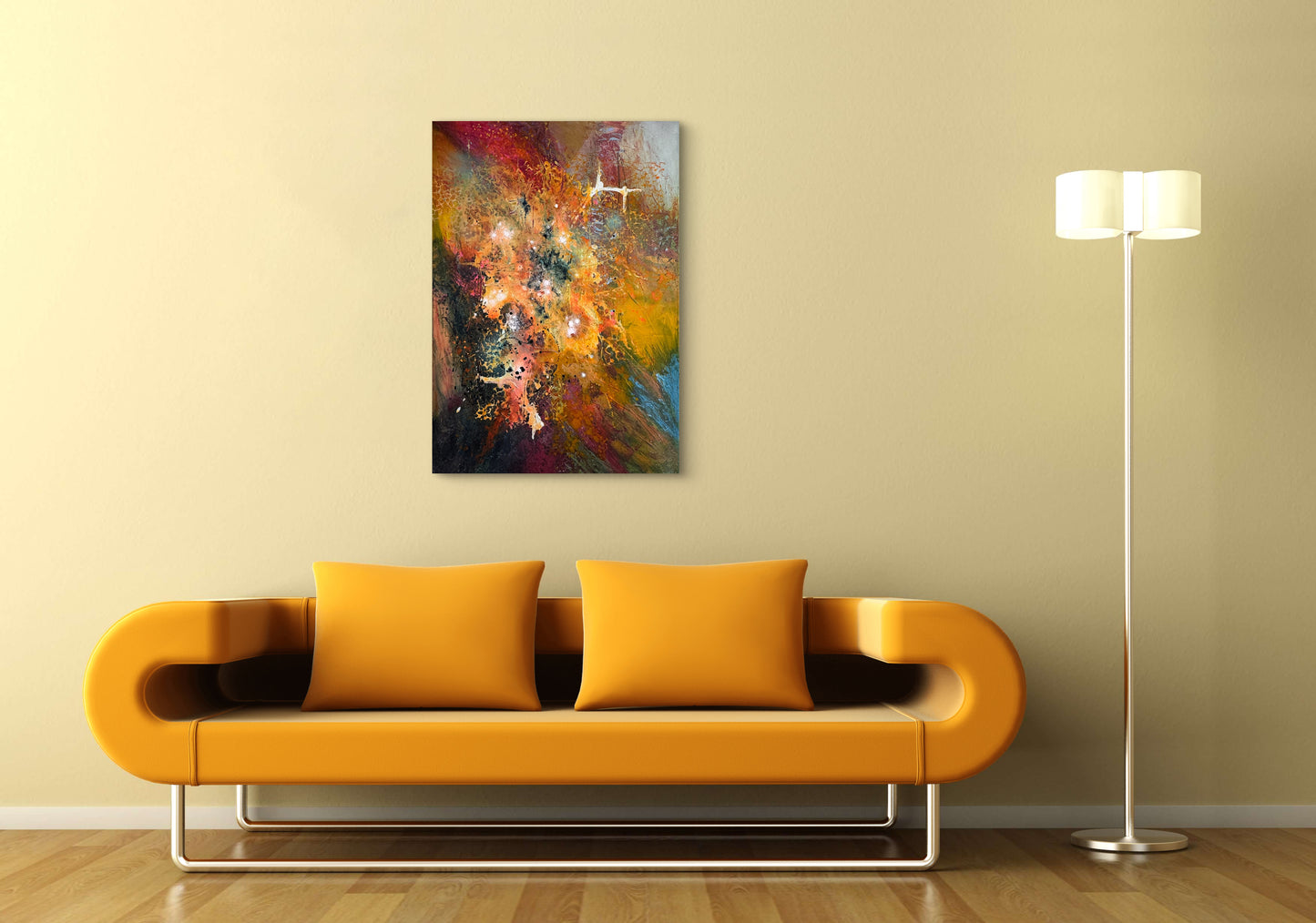 Von der Sehnsucht getragen, vom Licht zerrissen - Gemälde Nr. 478