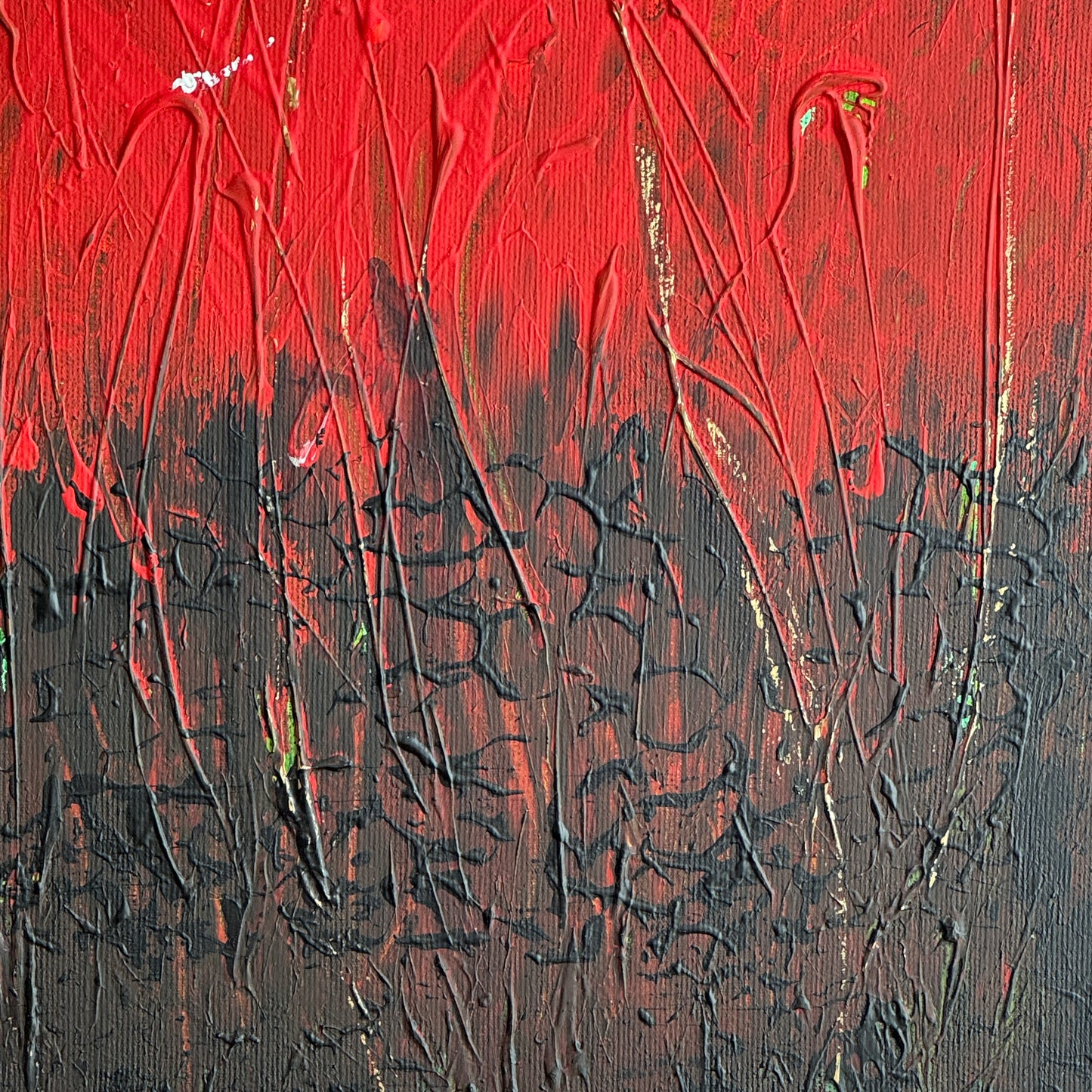 Feuerwerk bei Nacht - Gemälde Nr. 496