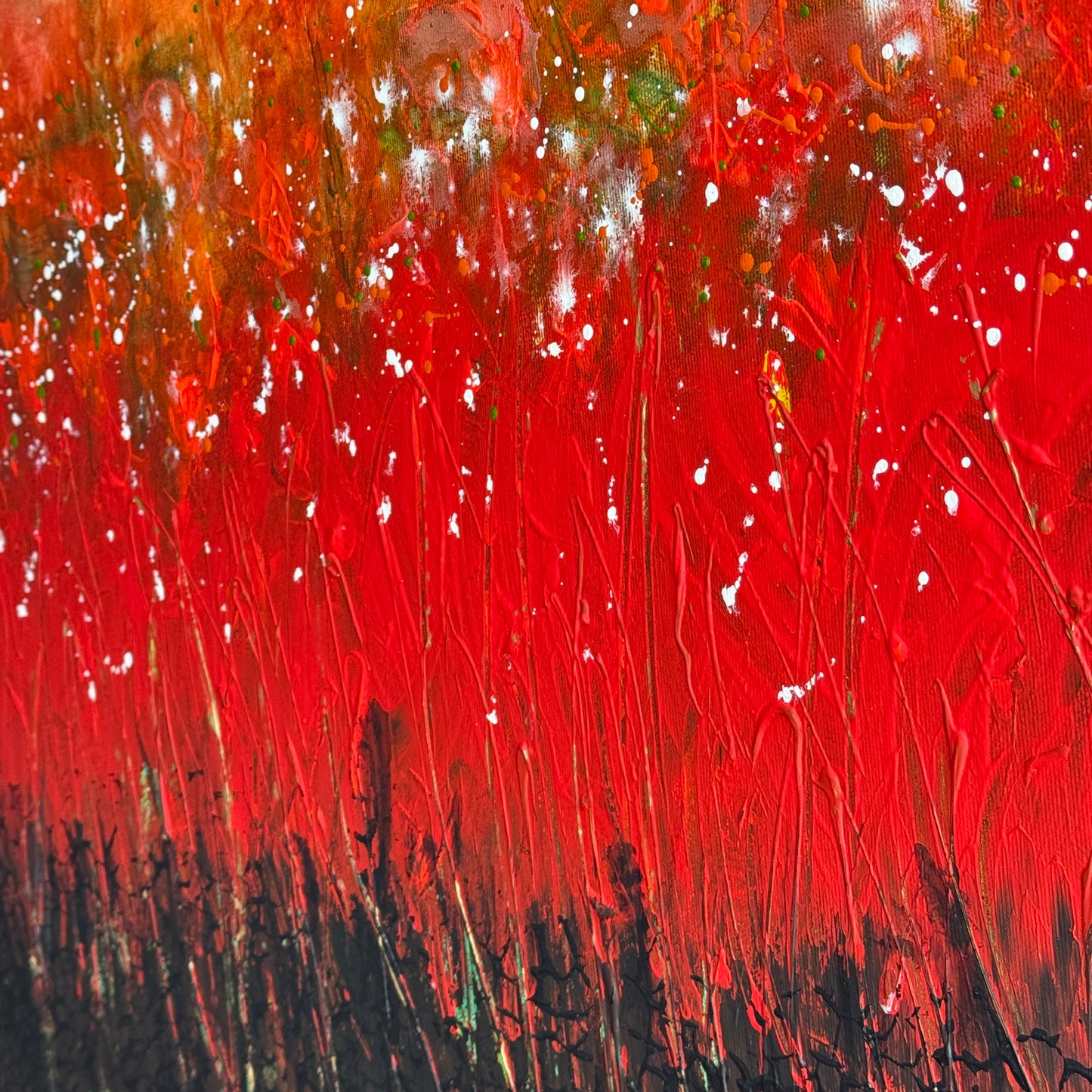 Feuerwerk bei Nacht - Gemälde Nr. 496