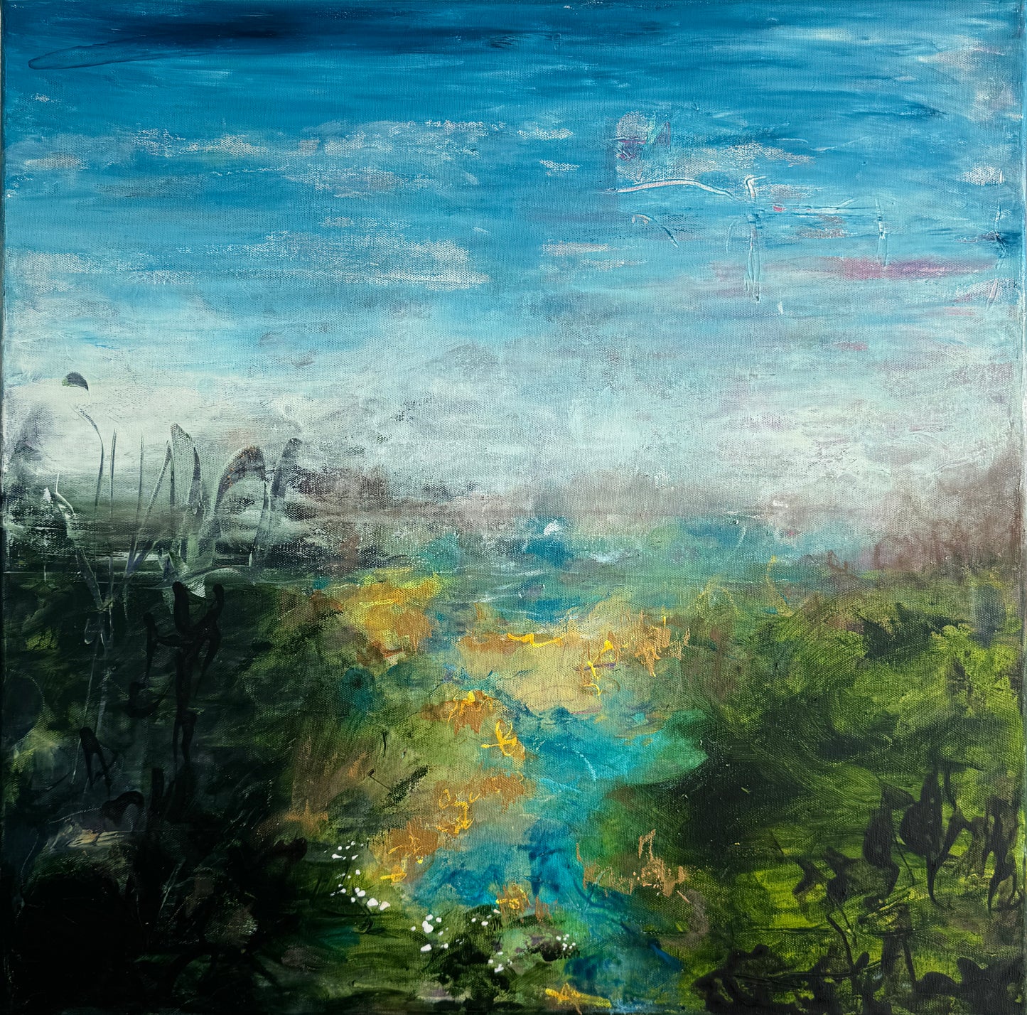 Abstrakte Landschaft - Gemälde Nr. 497