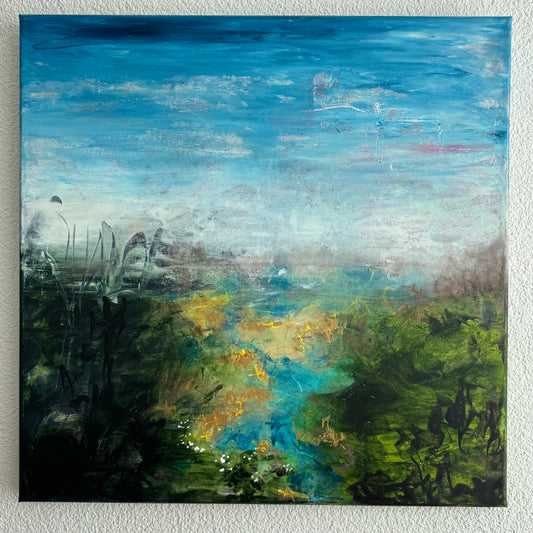 Abstrakte Landschaft - Gemälde Nr. 497