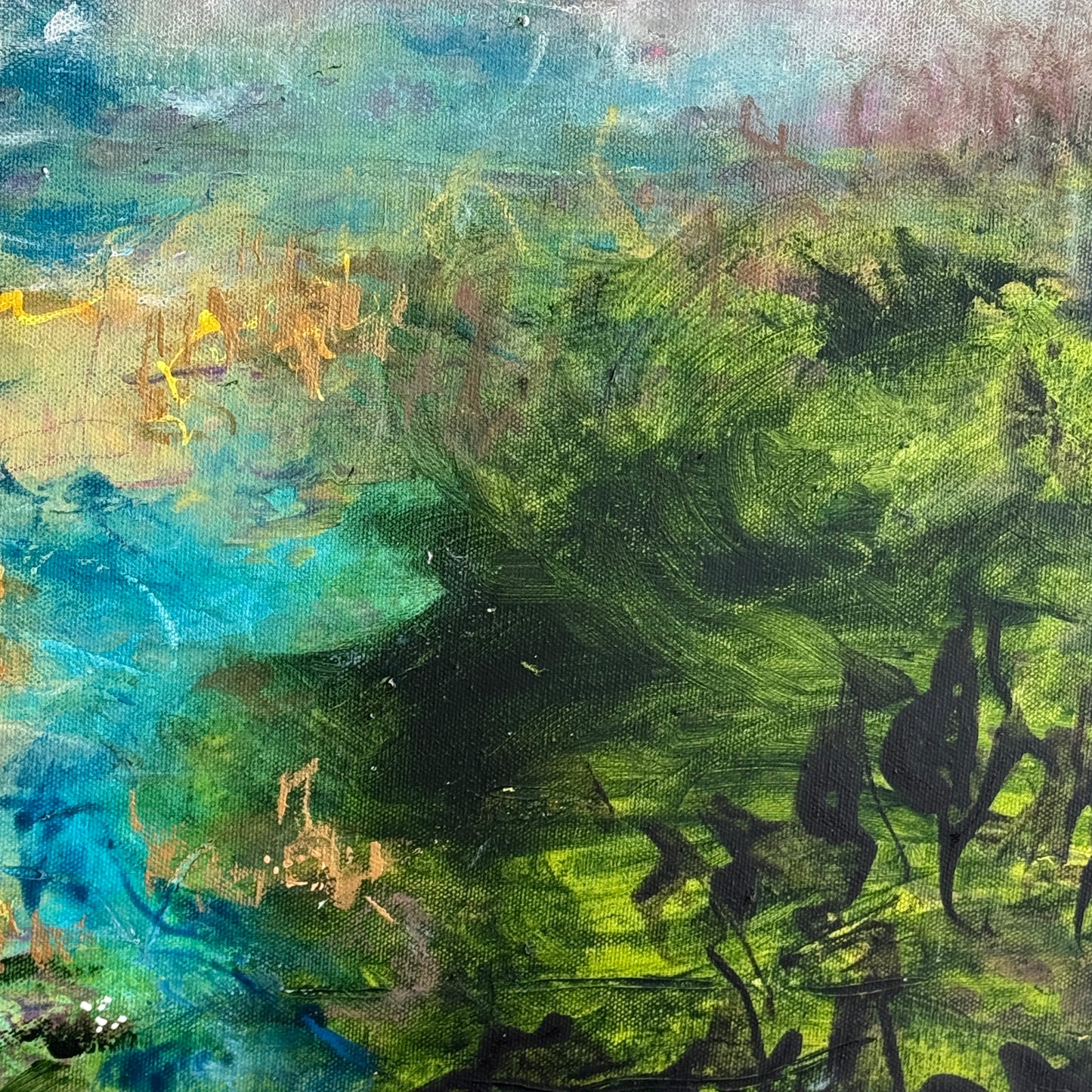 Abstrakte Landschaft - Gemälde Nr. 497