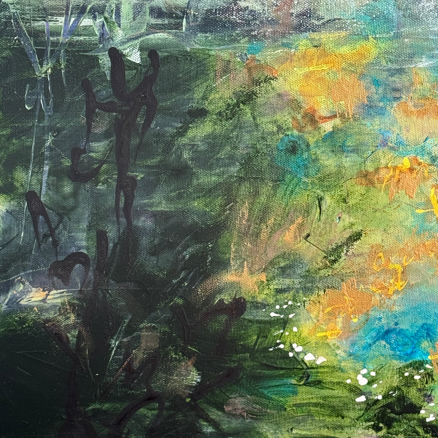 Abstrakte Landschaft - Gemälde Nr. 497