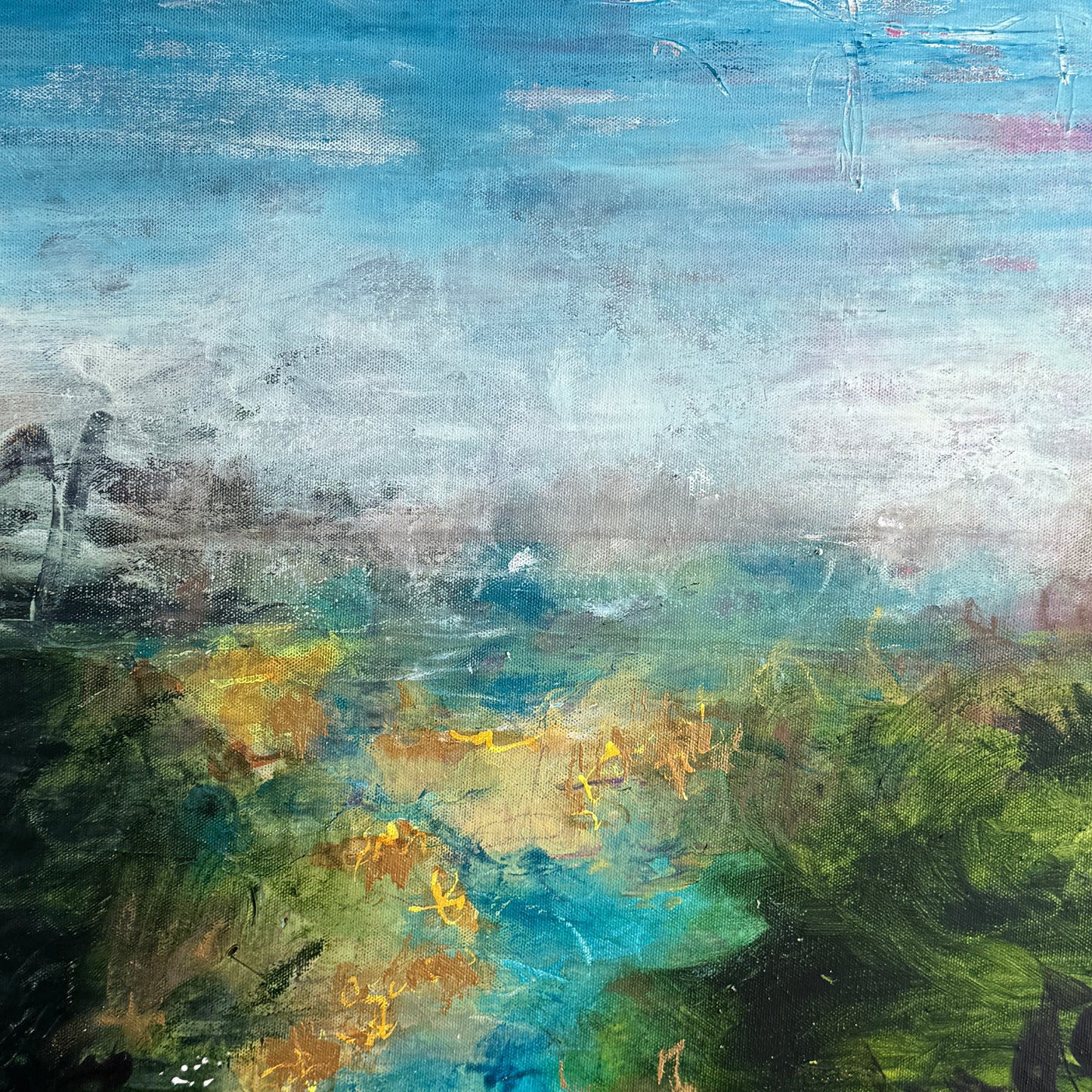 Abstrakte Landschaft - Gemälde Nr. 497