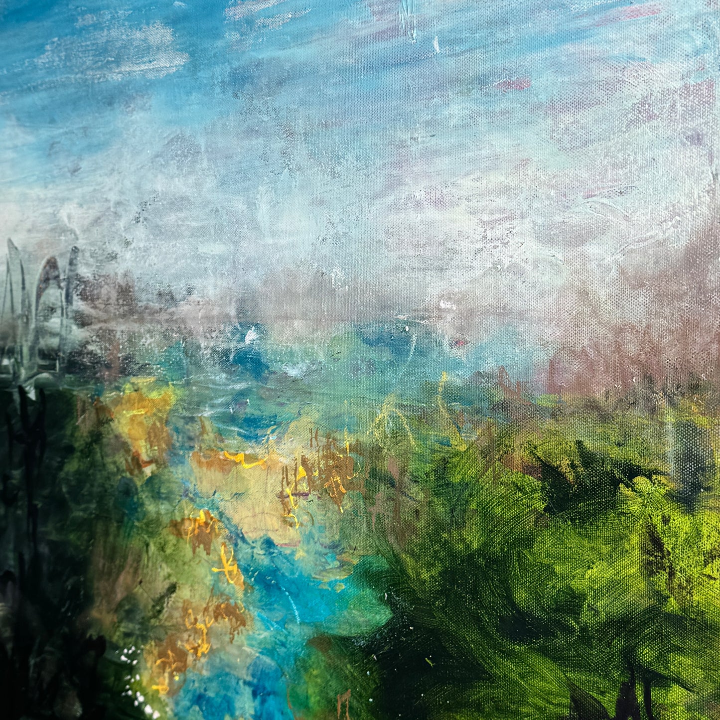 Abstrakte Landschaft - Gemälde Nr. 497