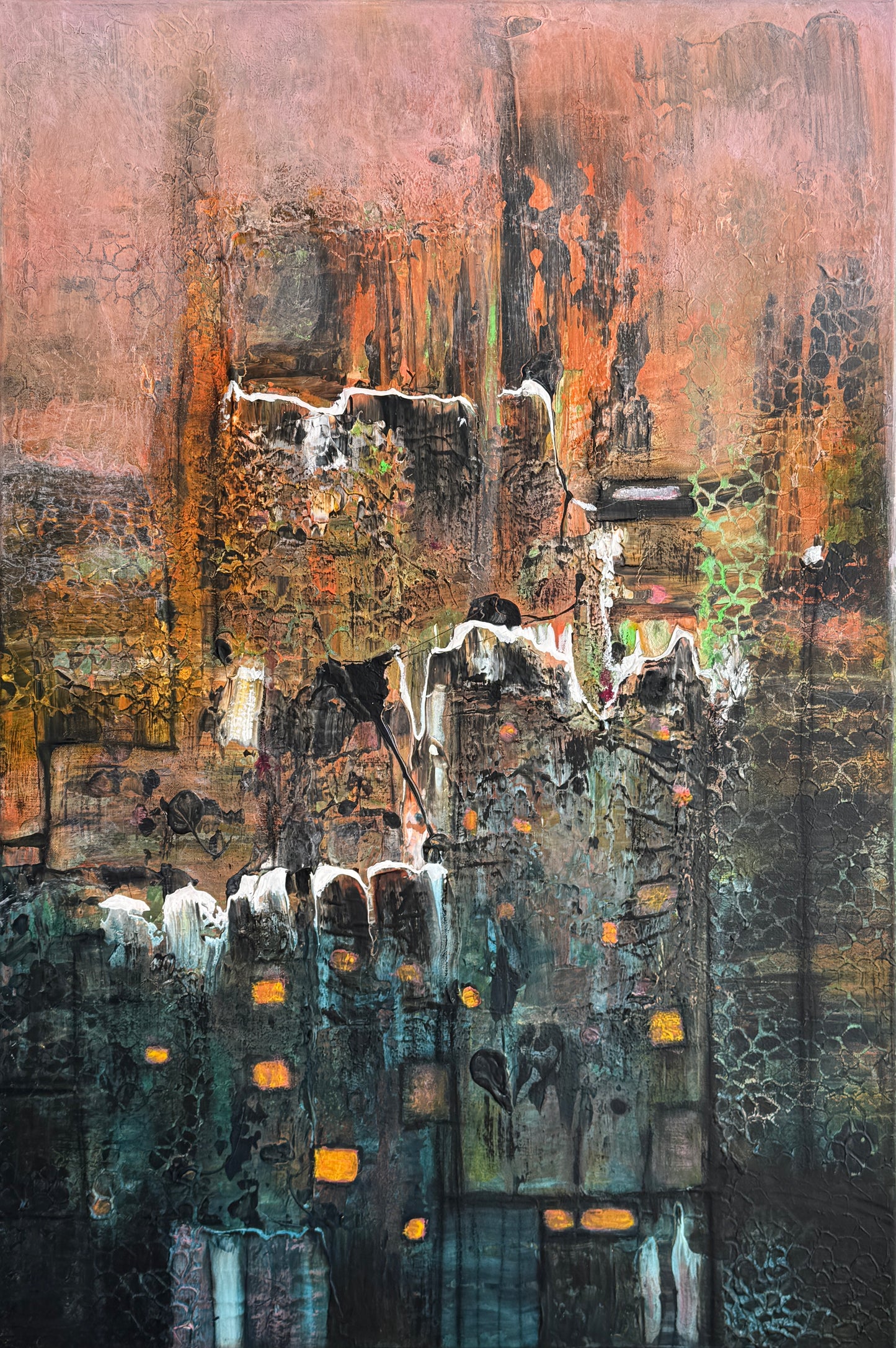 Castle Abstrakt - Gemälde Nr. 500
