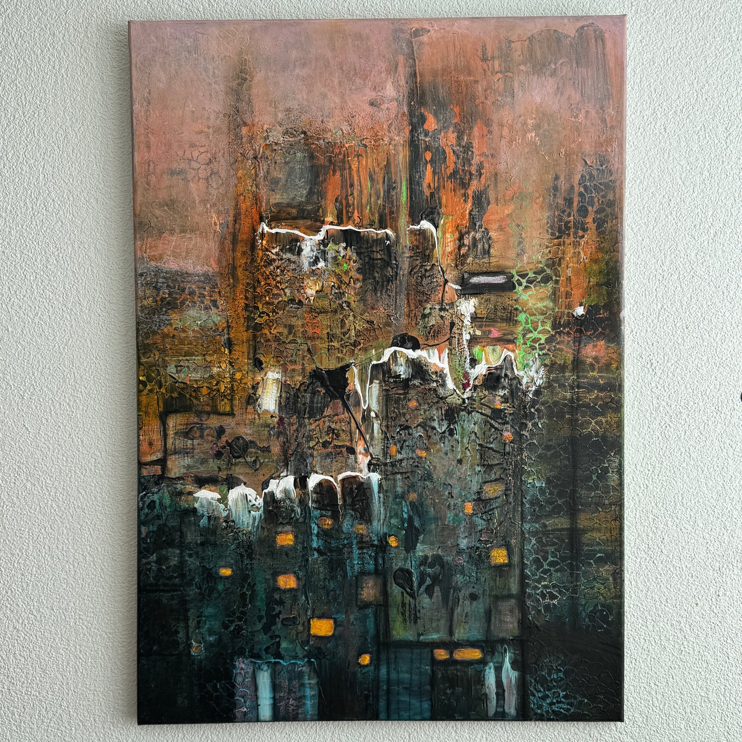 Castle Abstrakt - Gemälde Nr. 500