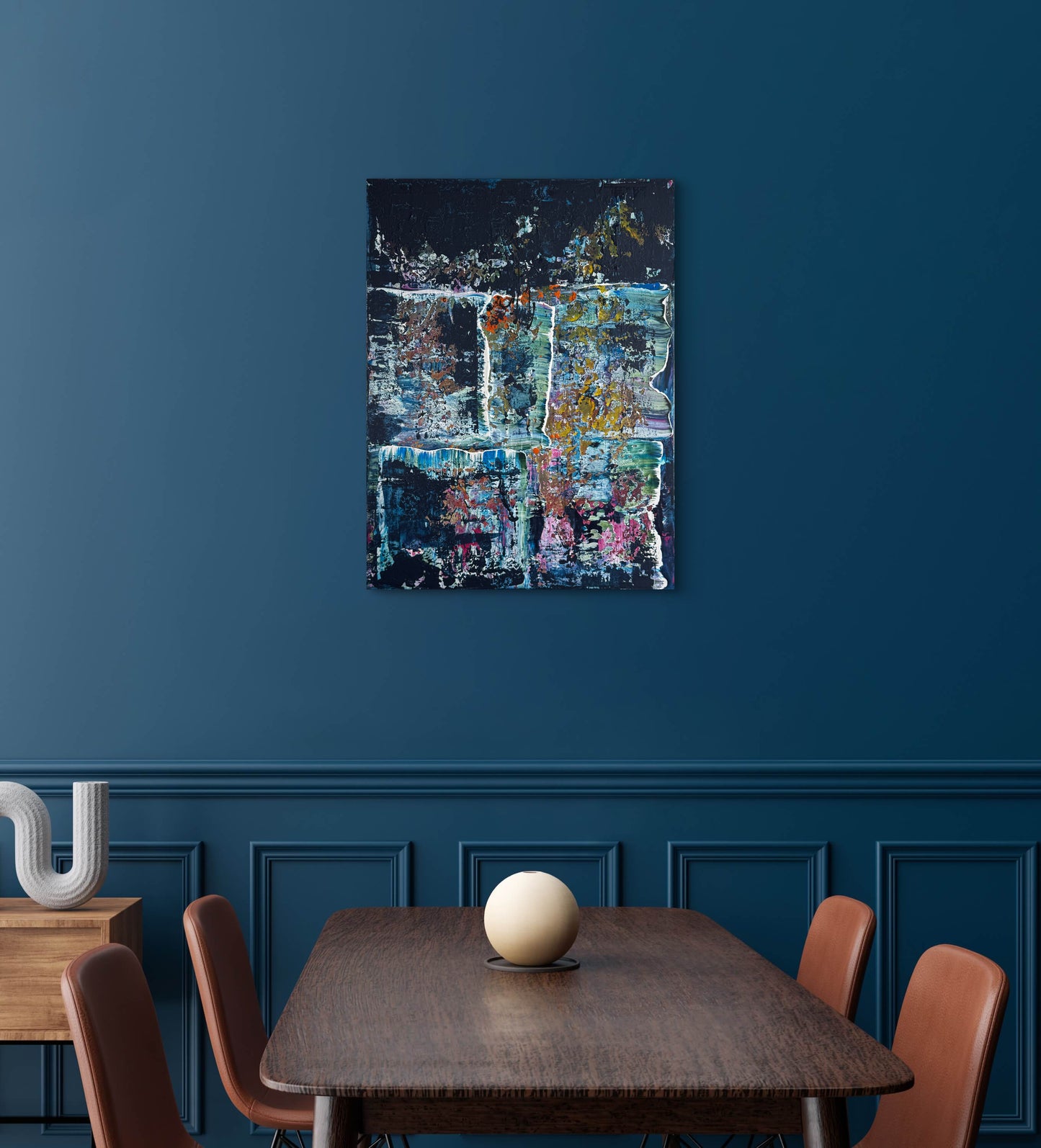 Farbsedimente - Gemälde Nr. 503