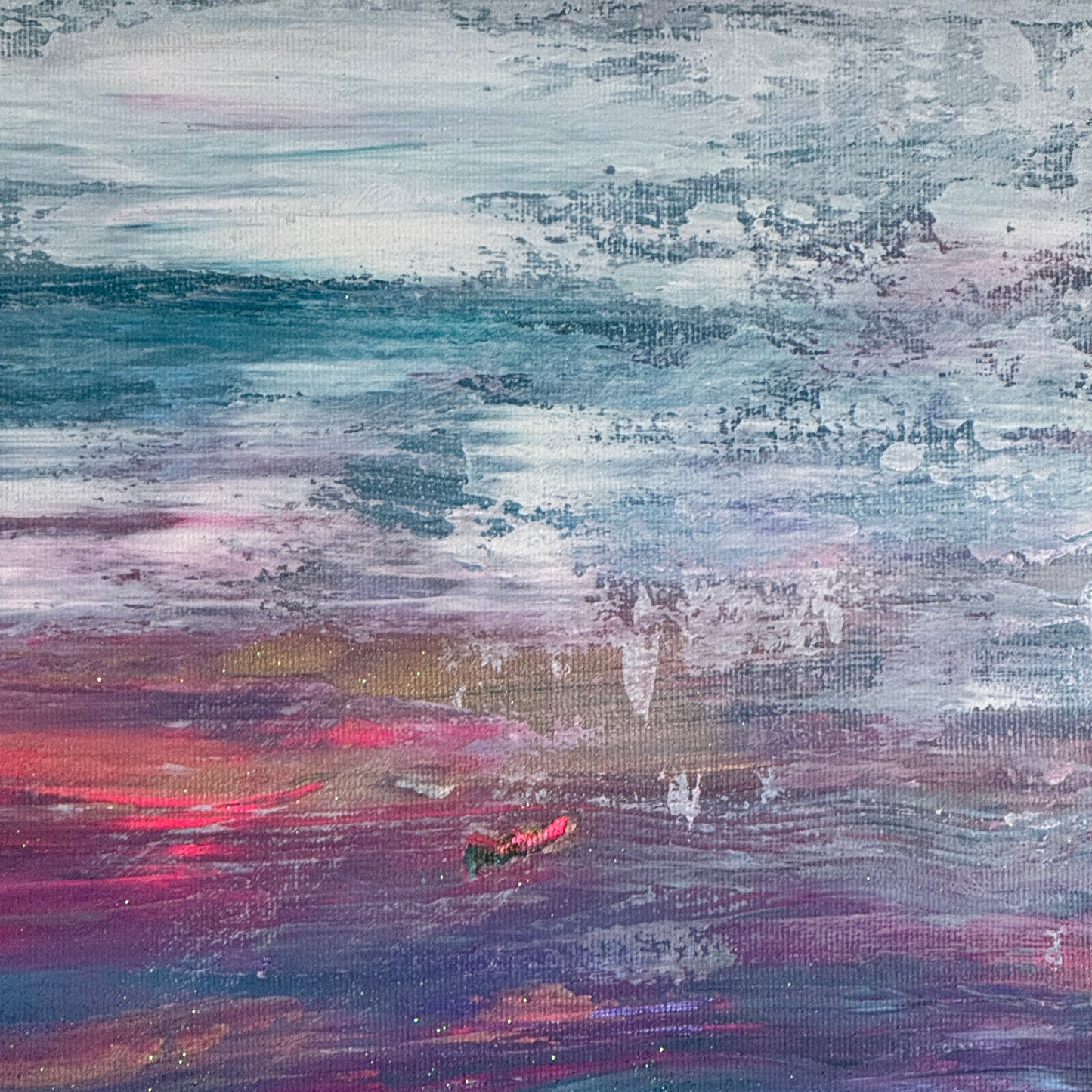 Abendstimmung am Meer - Gemälde Nr. 505
