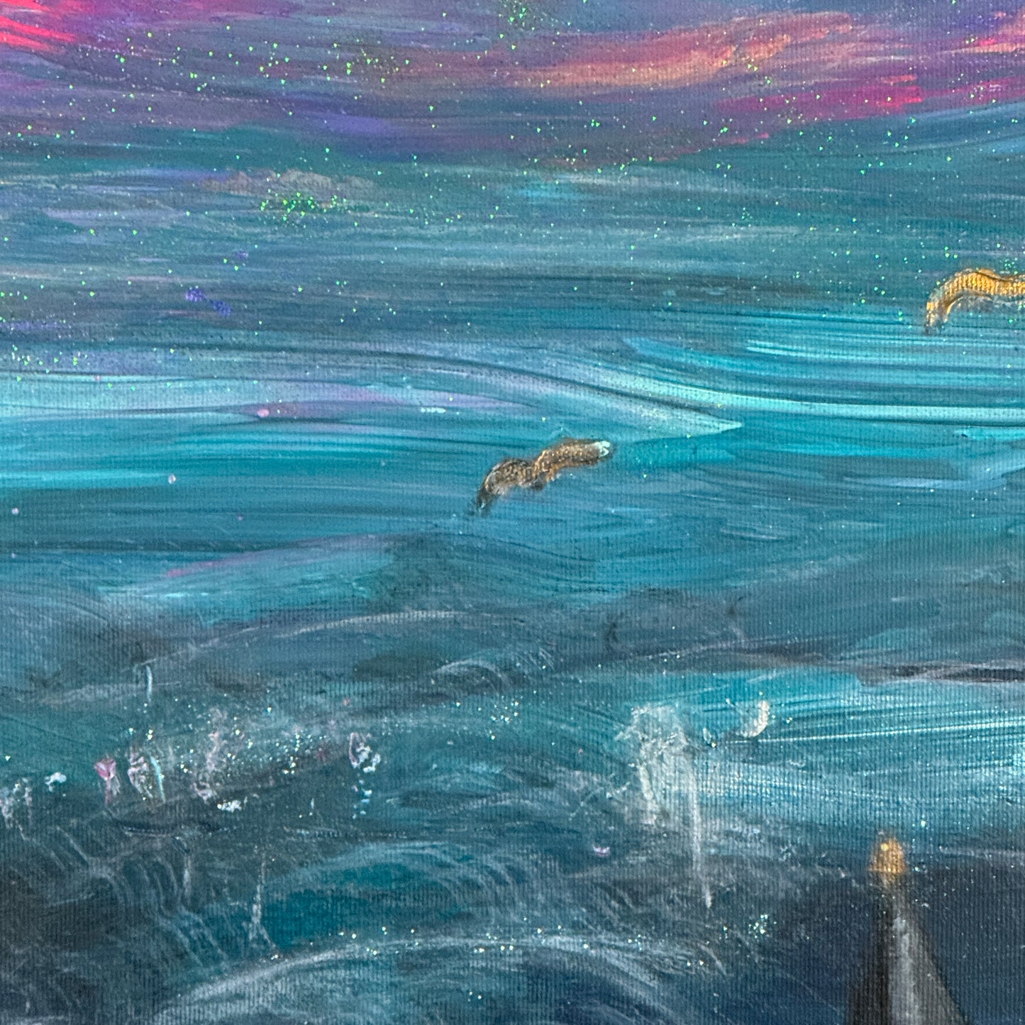 Abendstimmung am Meer - Gemälde Nr. 505