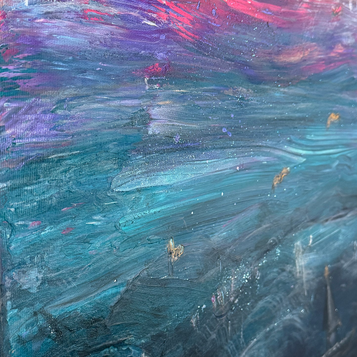 Abendstimmung am Meer - Gemälde Nr. 505