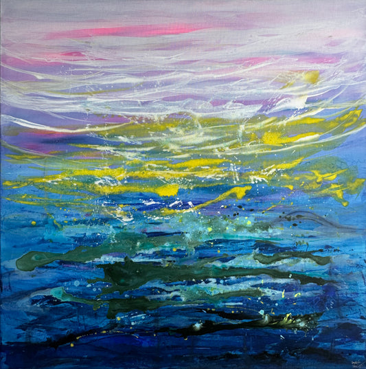 Wo das Licht das Wasser berührt - Gemälde Nr. 519