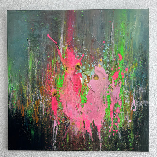 Papageien - Gemälde Nr. 526 Dieses Gemälde ist in einer Ausstellung in Hohenems