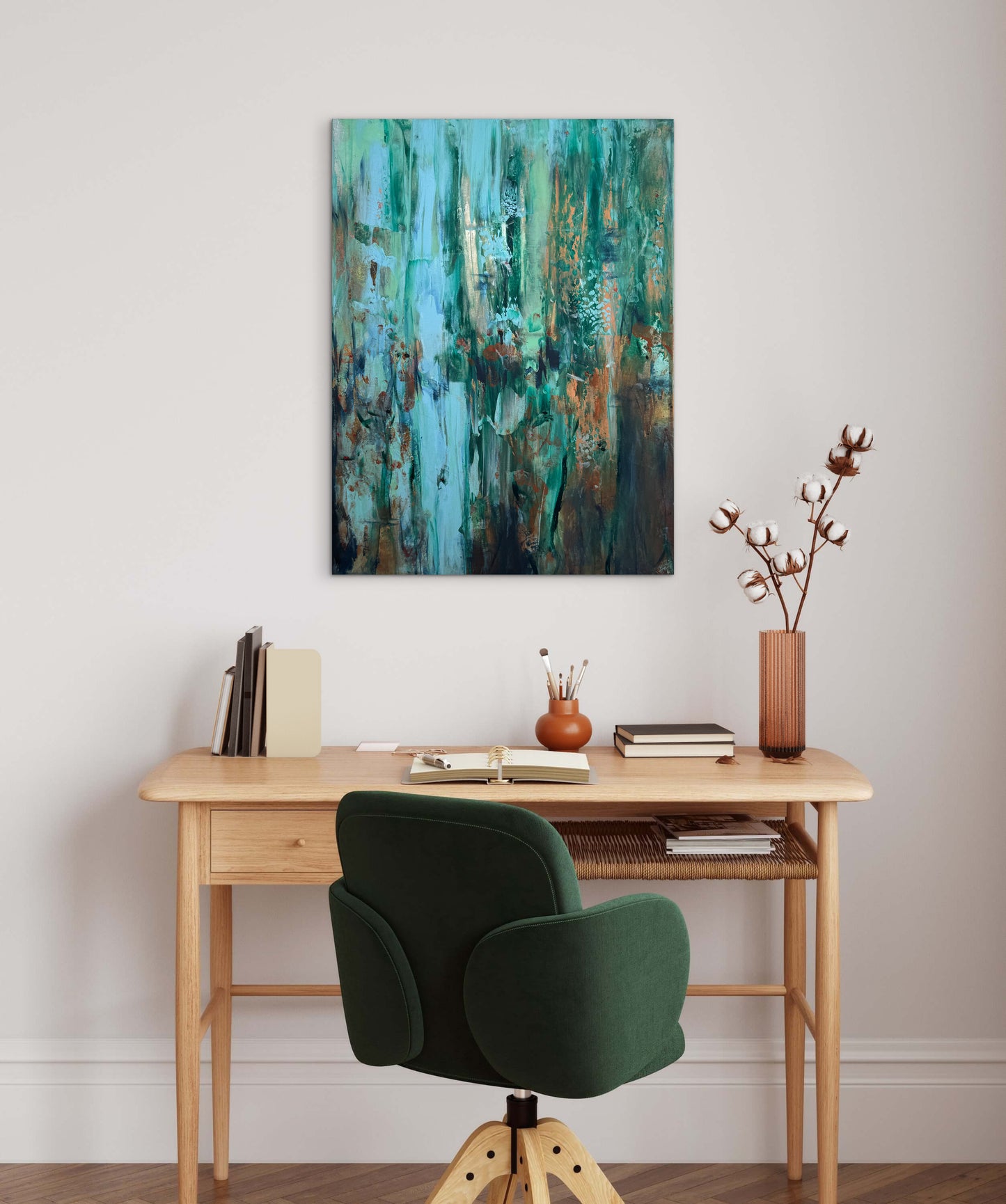 Fluss der Gedanken - Gemälde Nr. 550