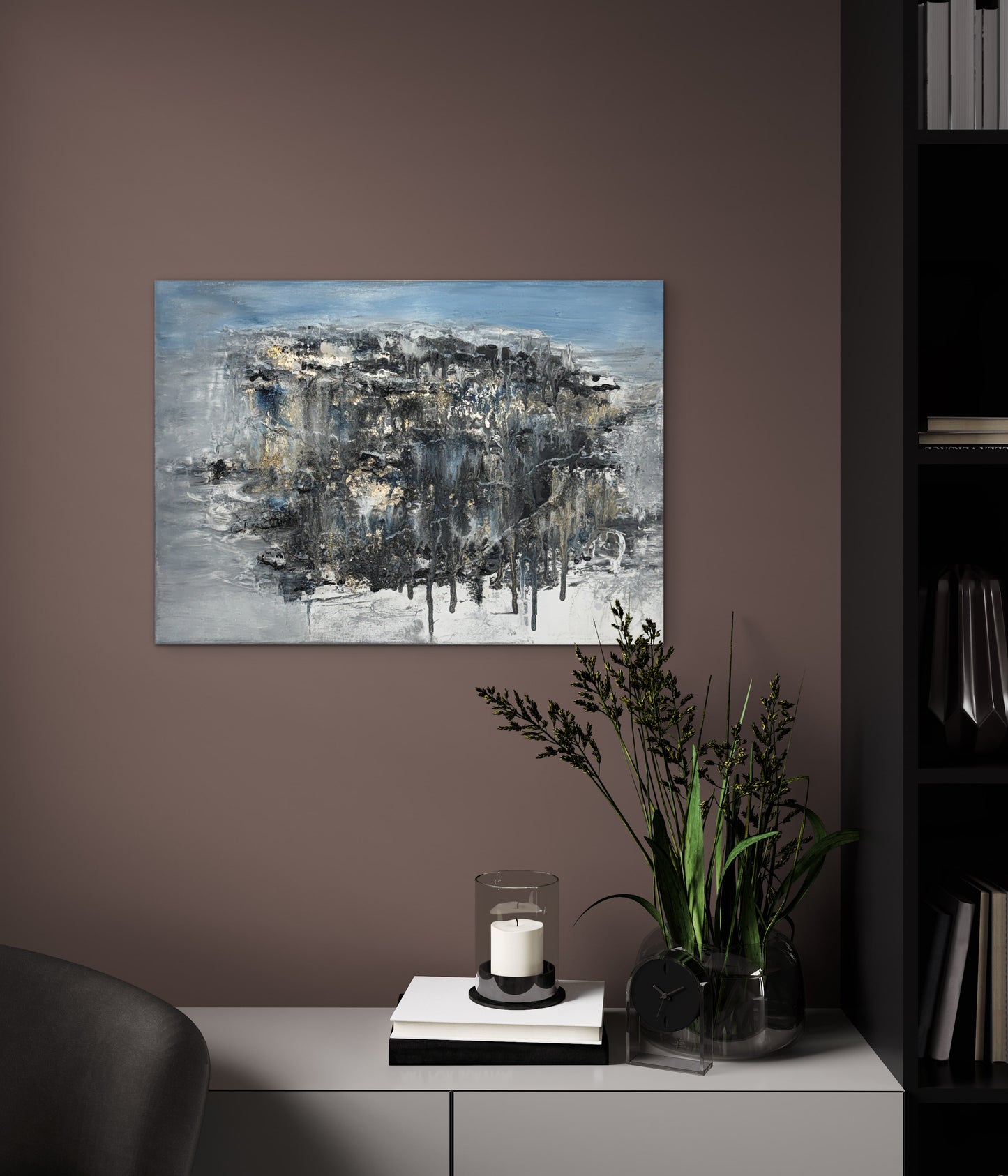 Verborgene Landschaft - Gemälde Nr. 554 Infolge Ausstellung im Moment nicht verfügbar