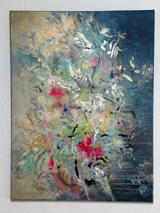 Verwildertes Blühen - Gemälde Nr. 580