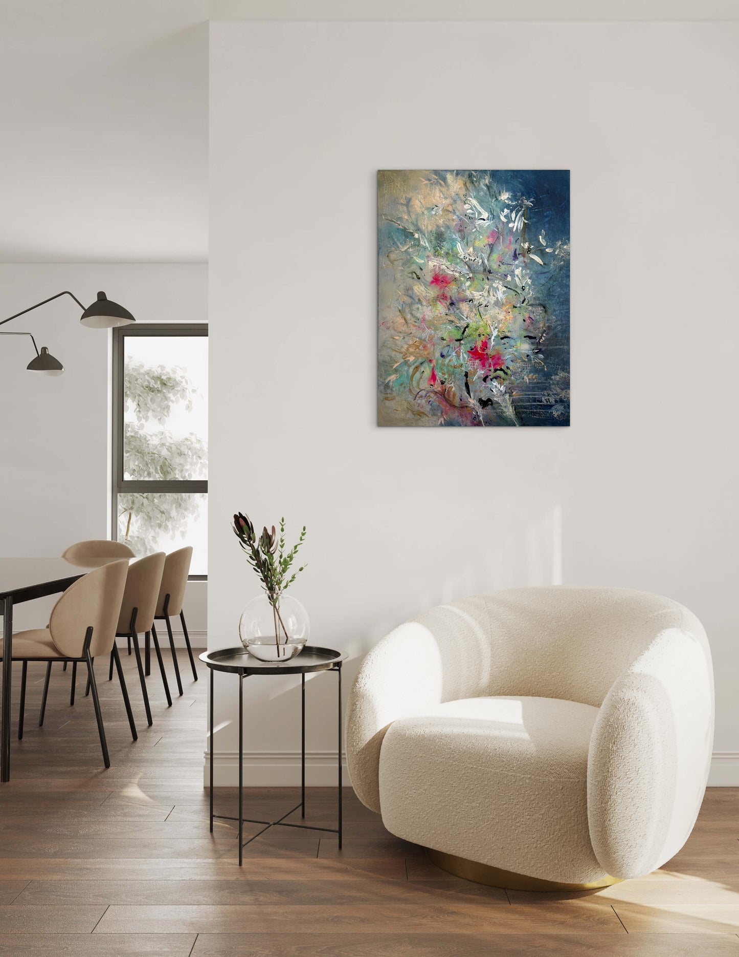 Verwildertes Blühen - Gemälde Nr. 580