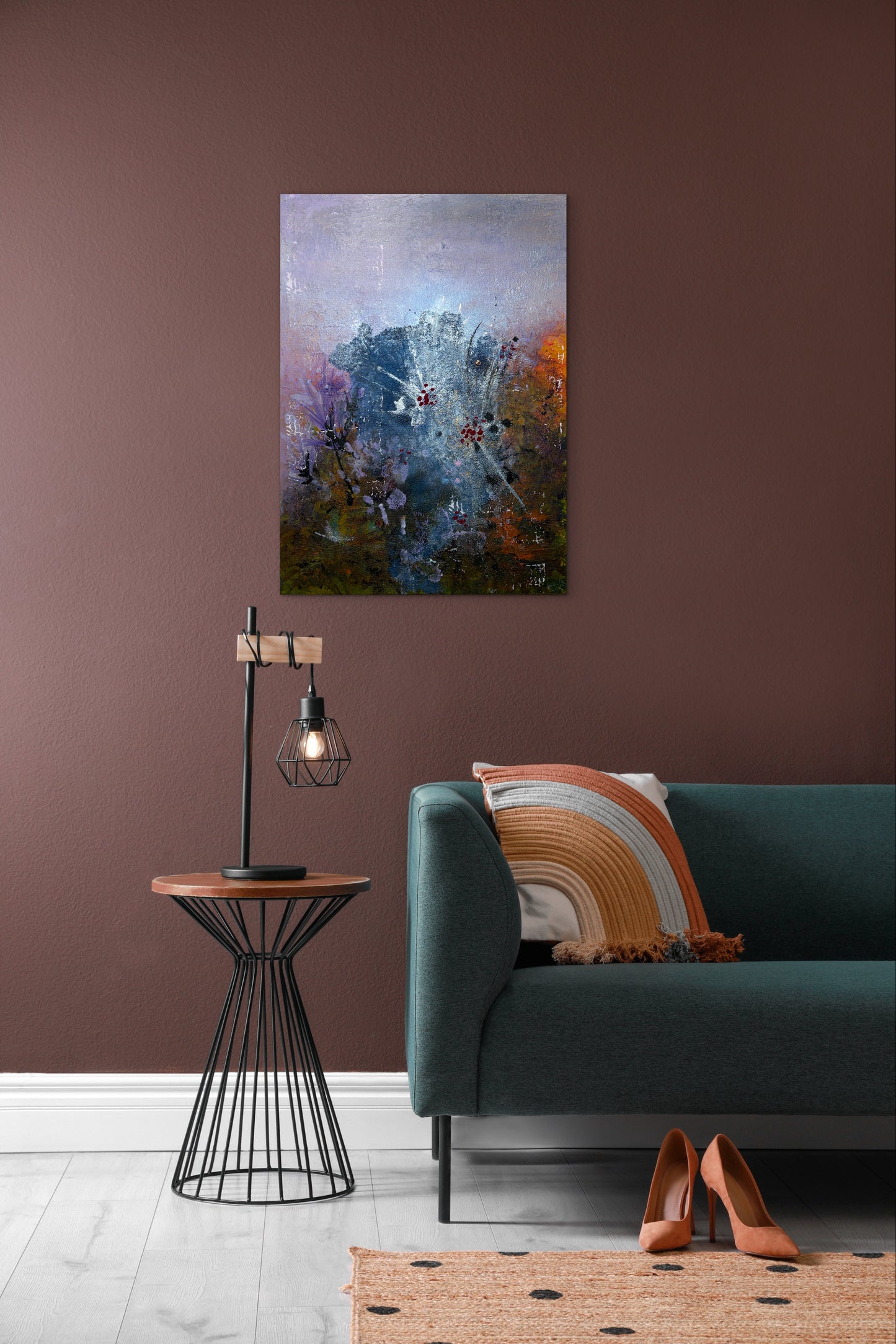 Beeren im Frostlicht - Gemälde Nr. 587