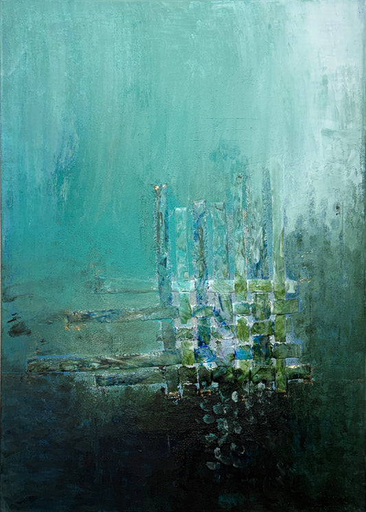 Fragmente einer Skyline - Gemälde Nr. 590
