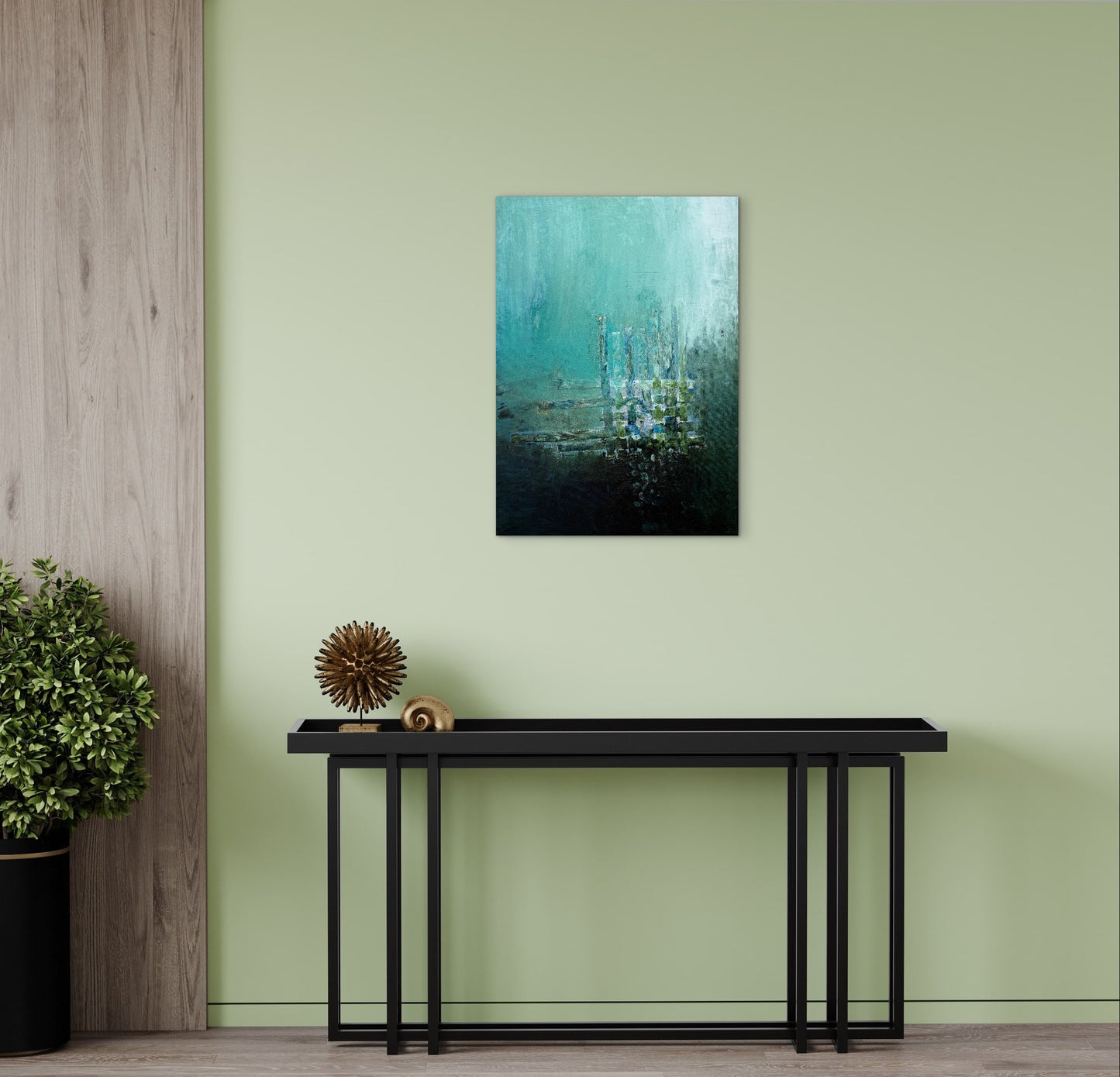 Fragmente einer Skyline - Gemälde Nr. 590