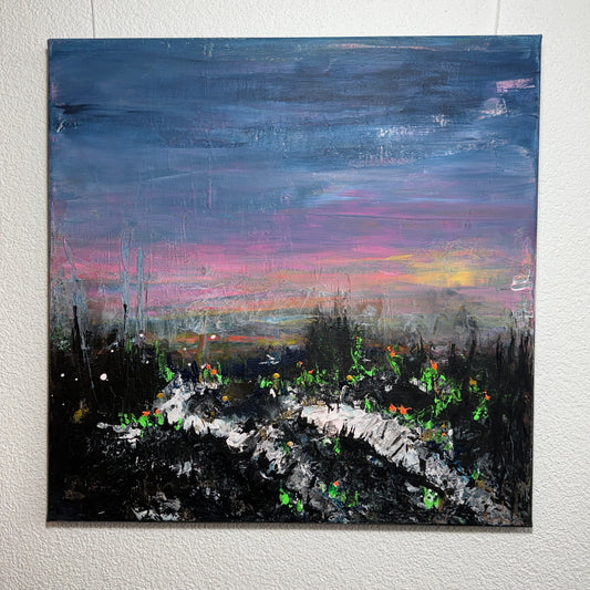 Blüten nach dem Brand - Gemälde Nr. 593