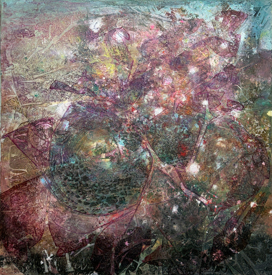 Zwischen Blüte und Sternenstaub - Gemälde Nr. 598
