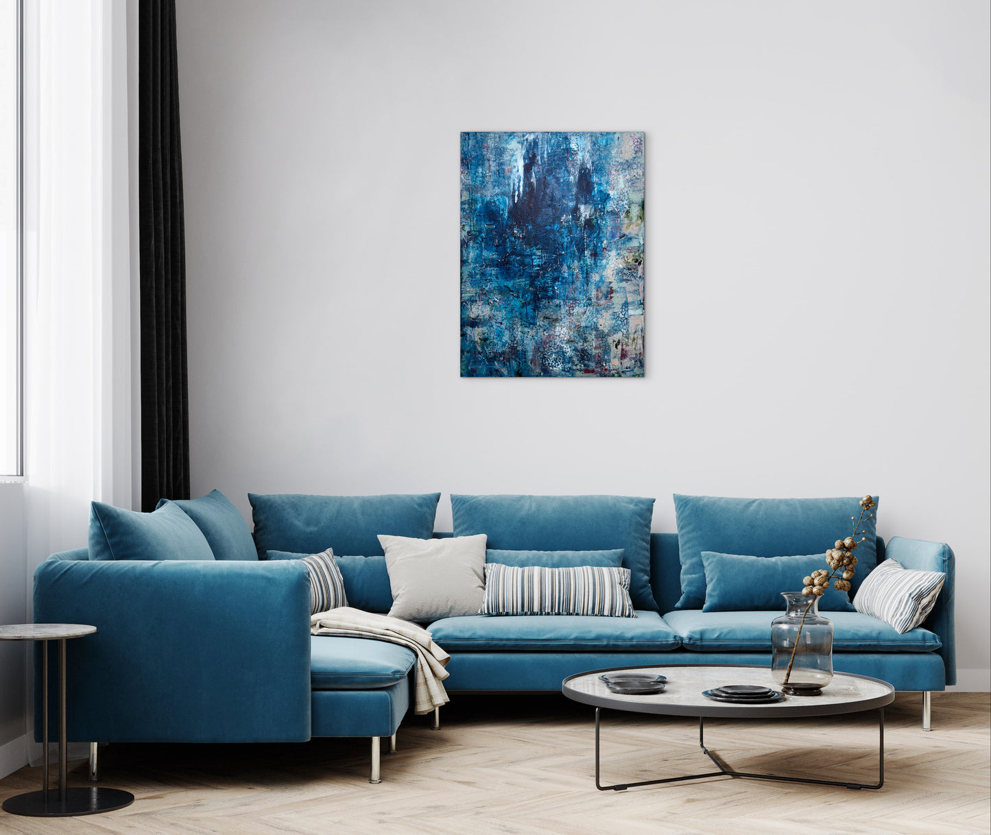 Im Atem des Blaus - Gemälde Nr. 601