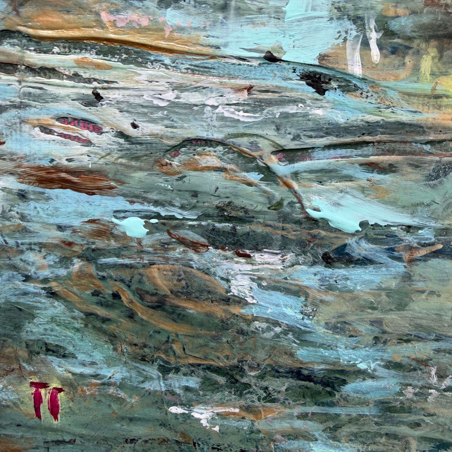 Lagune der Stille - Gemälde Nr. 625 / zur Zeit in einer Ausstellung