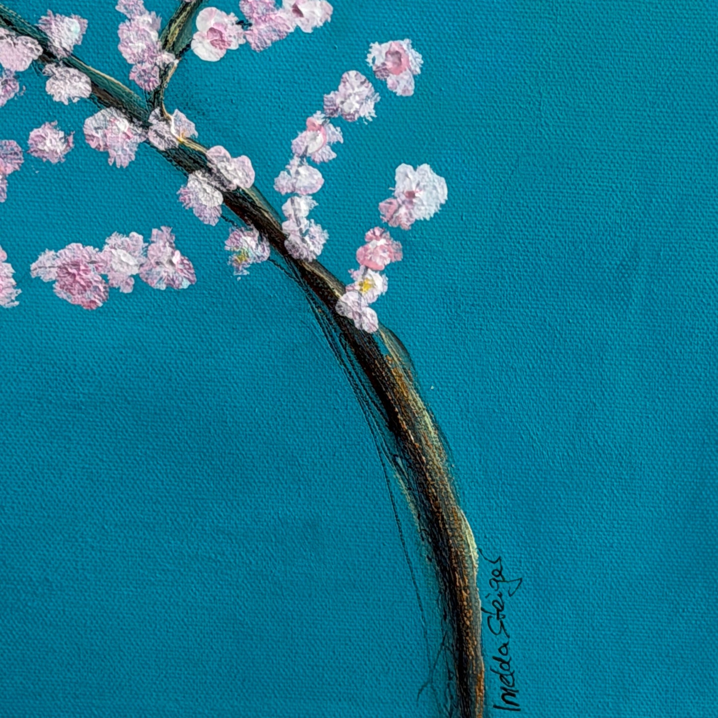 Zweig im Schwebezustand - Gemälde Nr. 186