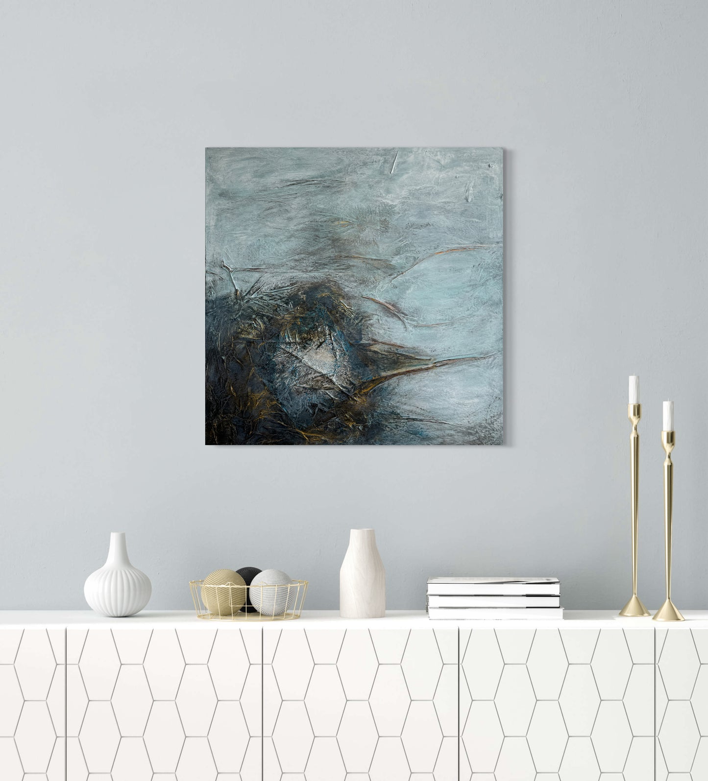 Tauwetter - Gemälde Nr. 393 Infolge Ausstellung im Moment nicht verfügbar