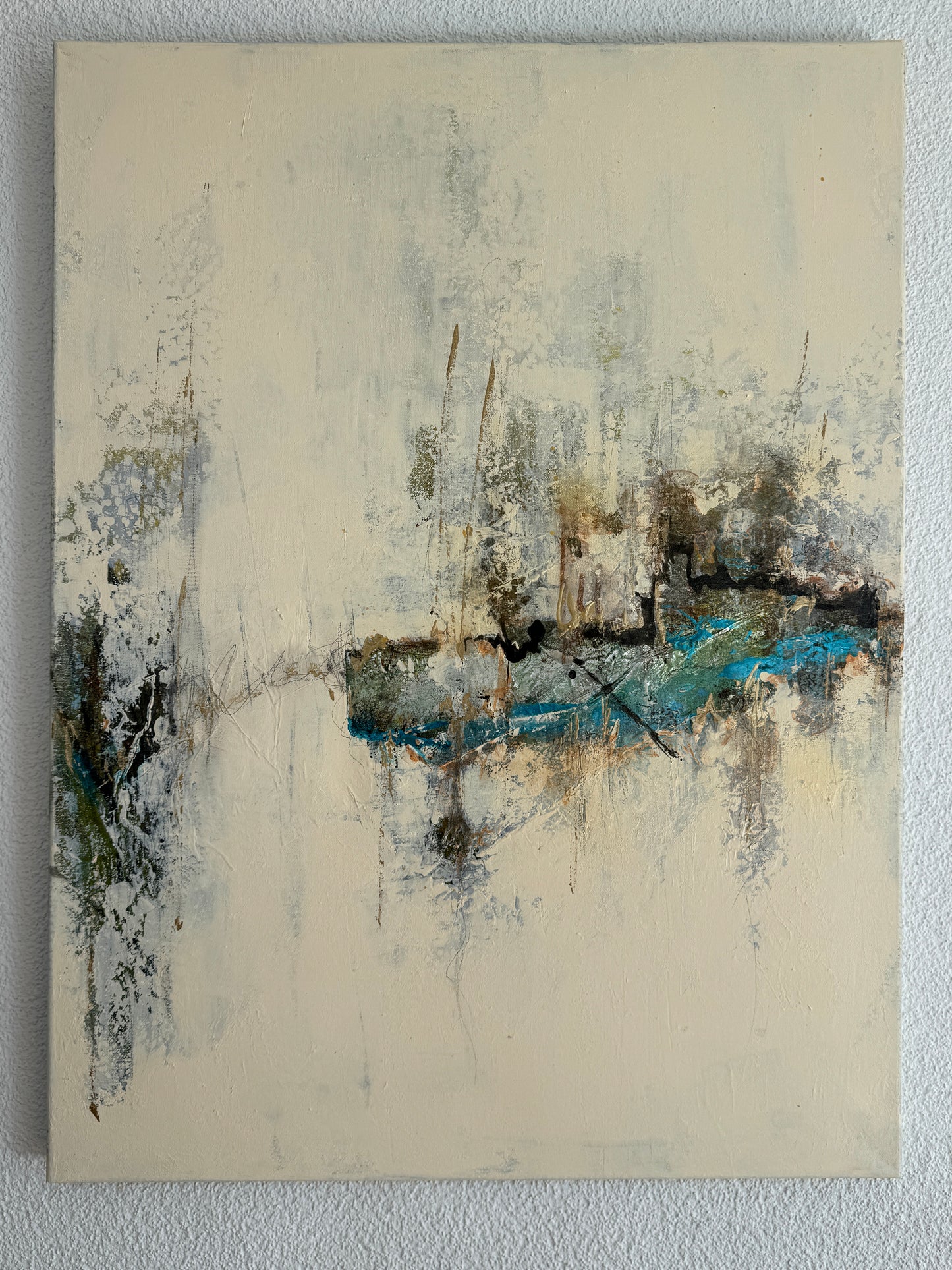 Airplane in the Fog - Gemälde Nr. 511