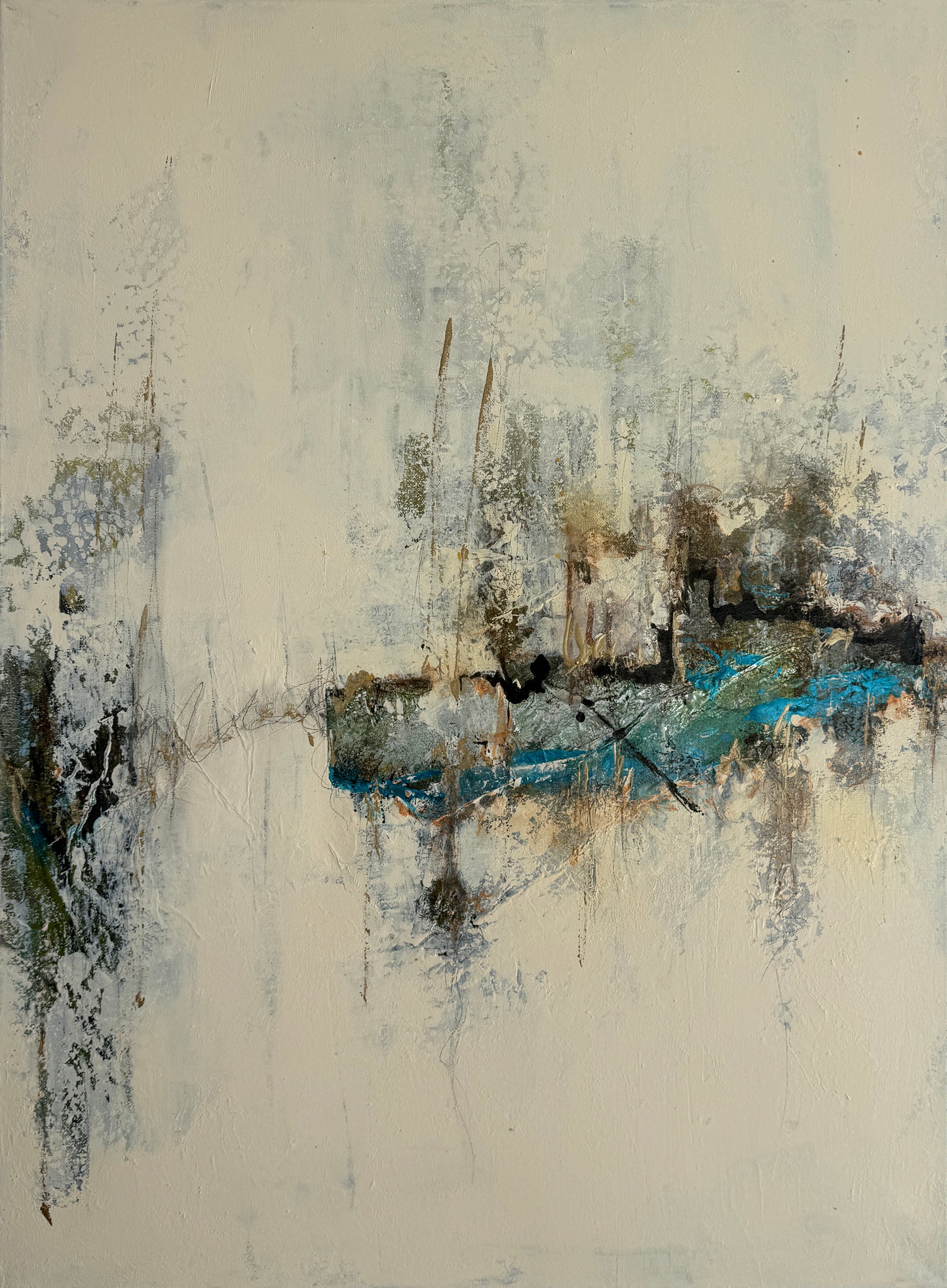 Airplane in the Fog - Gemälde Nr. 511