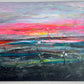 Flammender Horizont - Gemälde Nr. 525