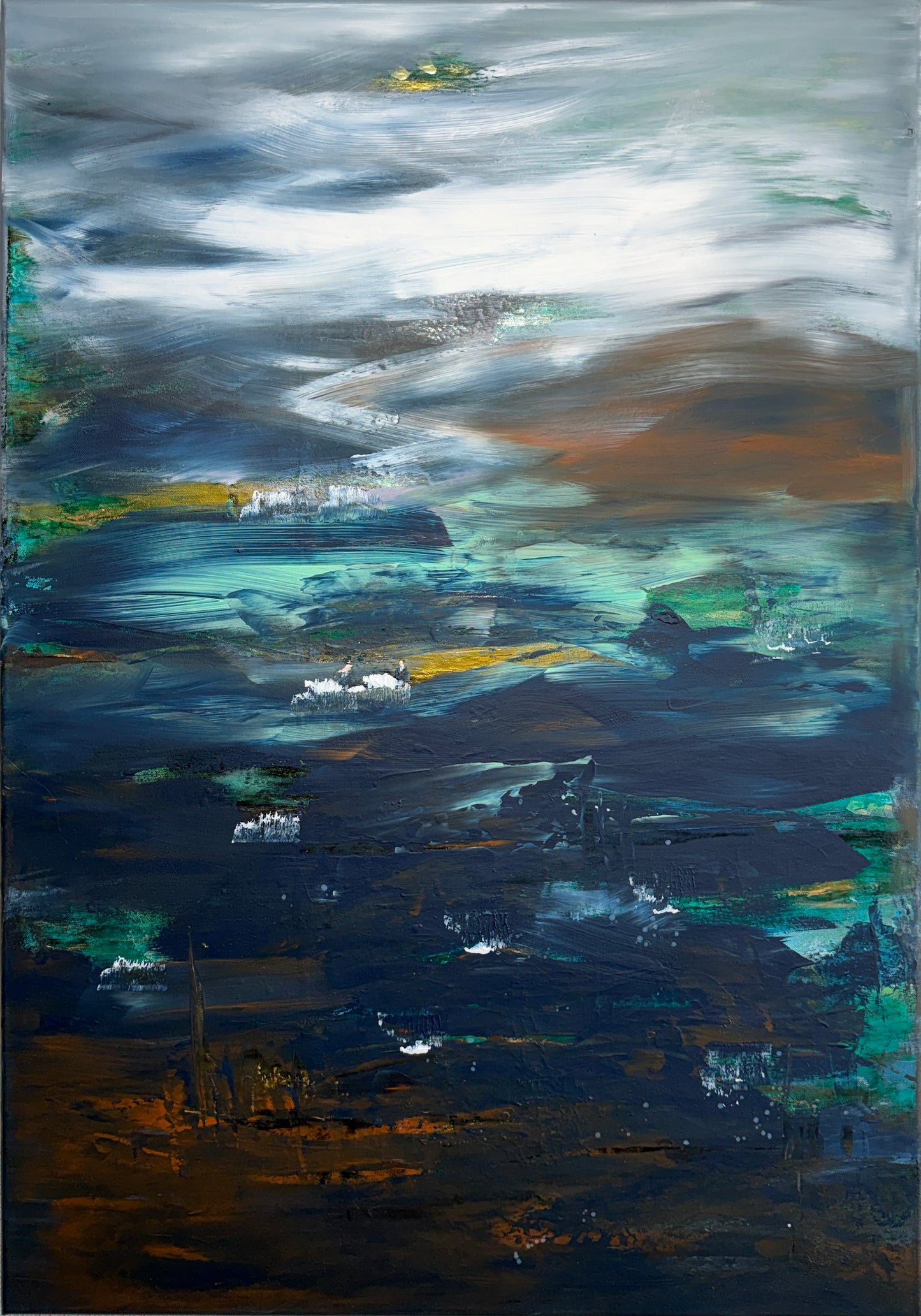 Stille nach dem Sturm - Gemälde Nr. 561