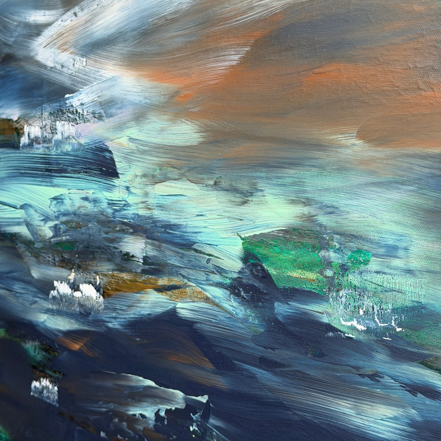 Stille nach dem Sturm - Gemälde Nr. 561