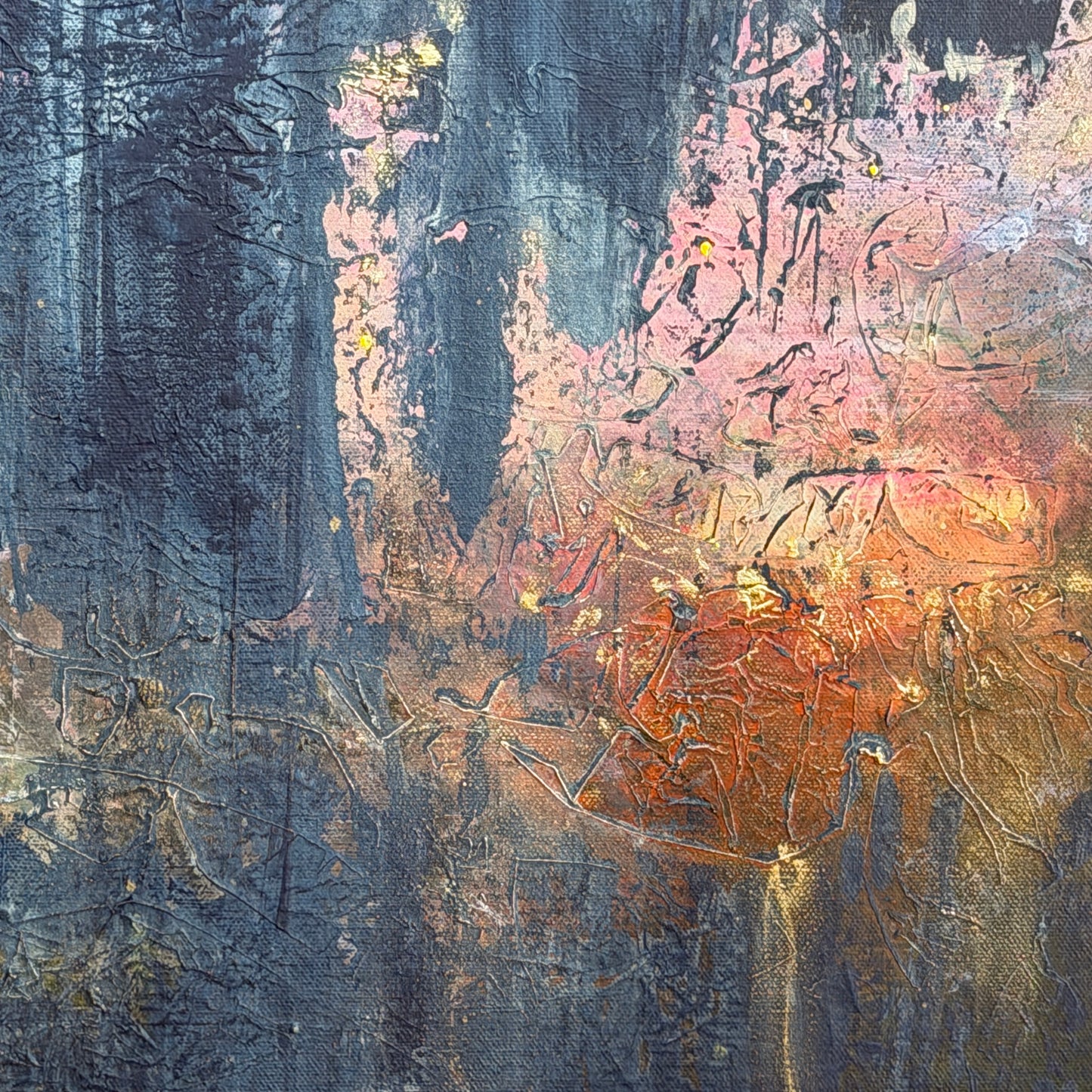 Das Flüstern der versunkenen Lichter - Gemälde Nr. 570