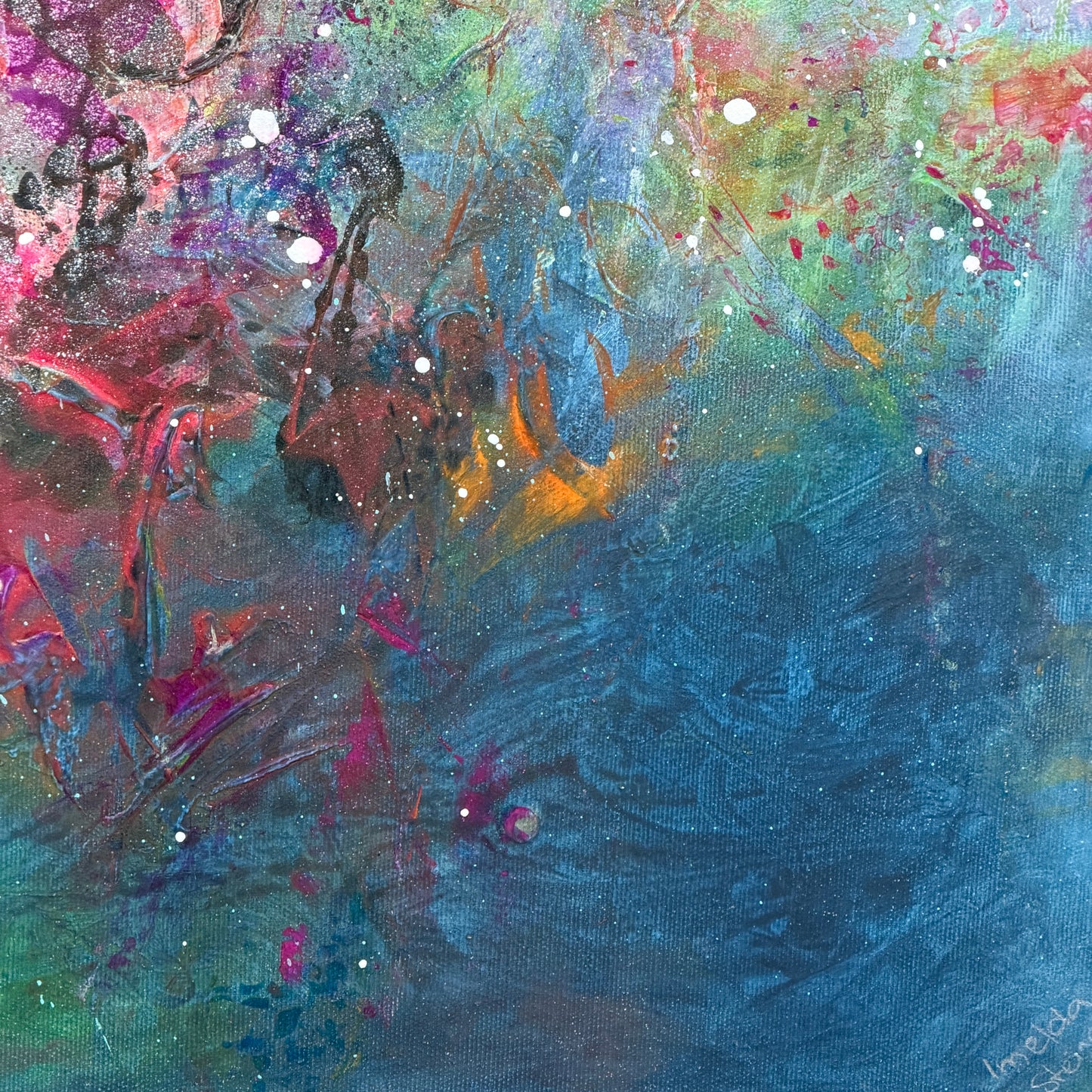 Fluide Welten - sichtbar und unsichtbar - Gemälde Nr. 571