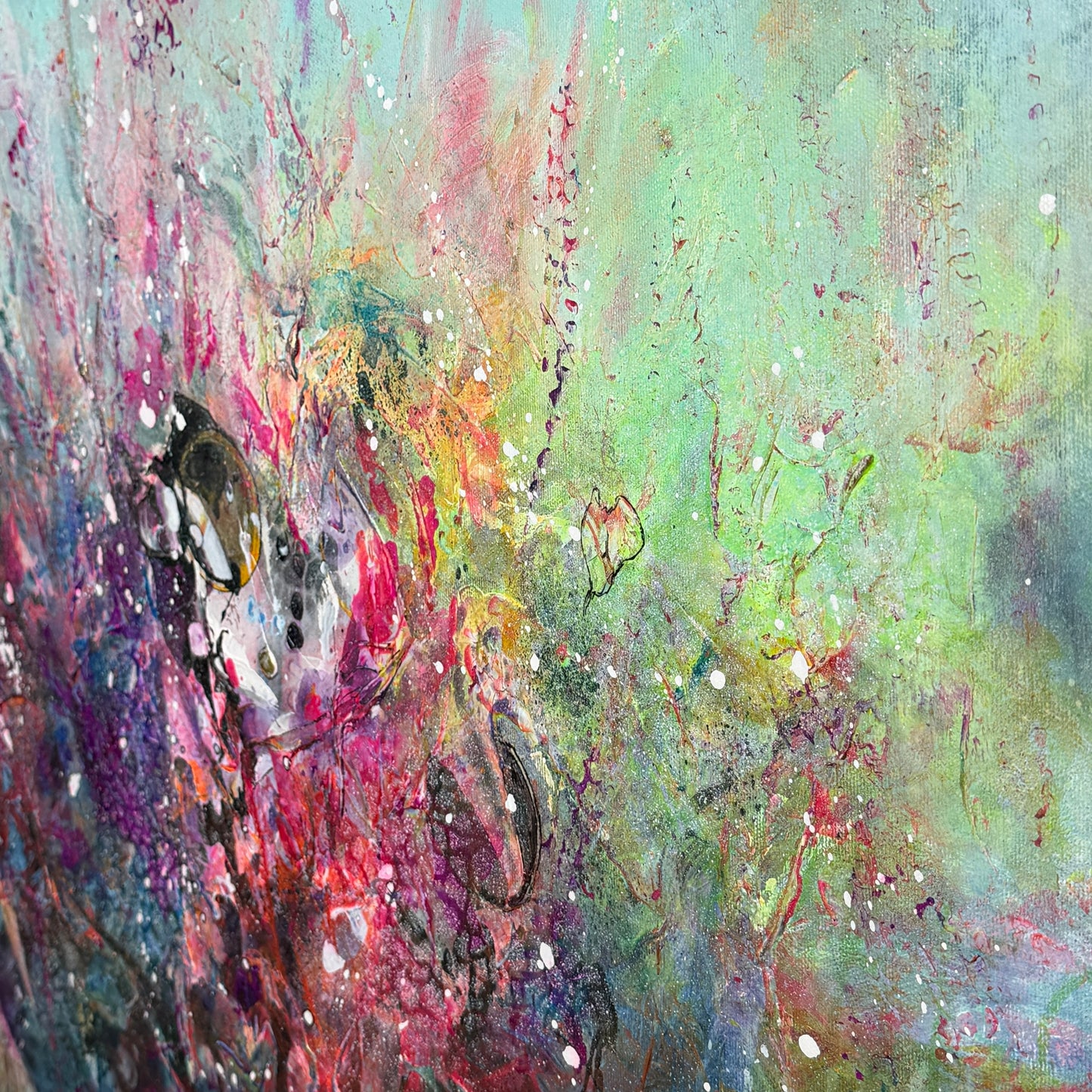 Fluide Welten - sichtbar und unsichtbar - Gemälde Nr. 571