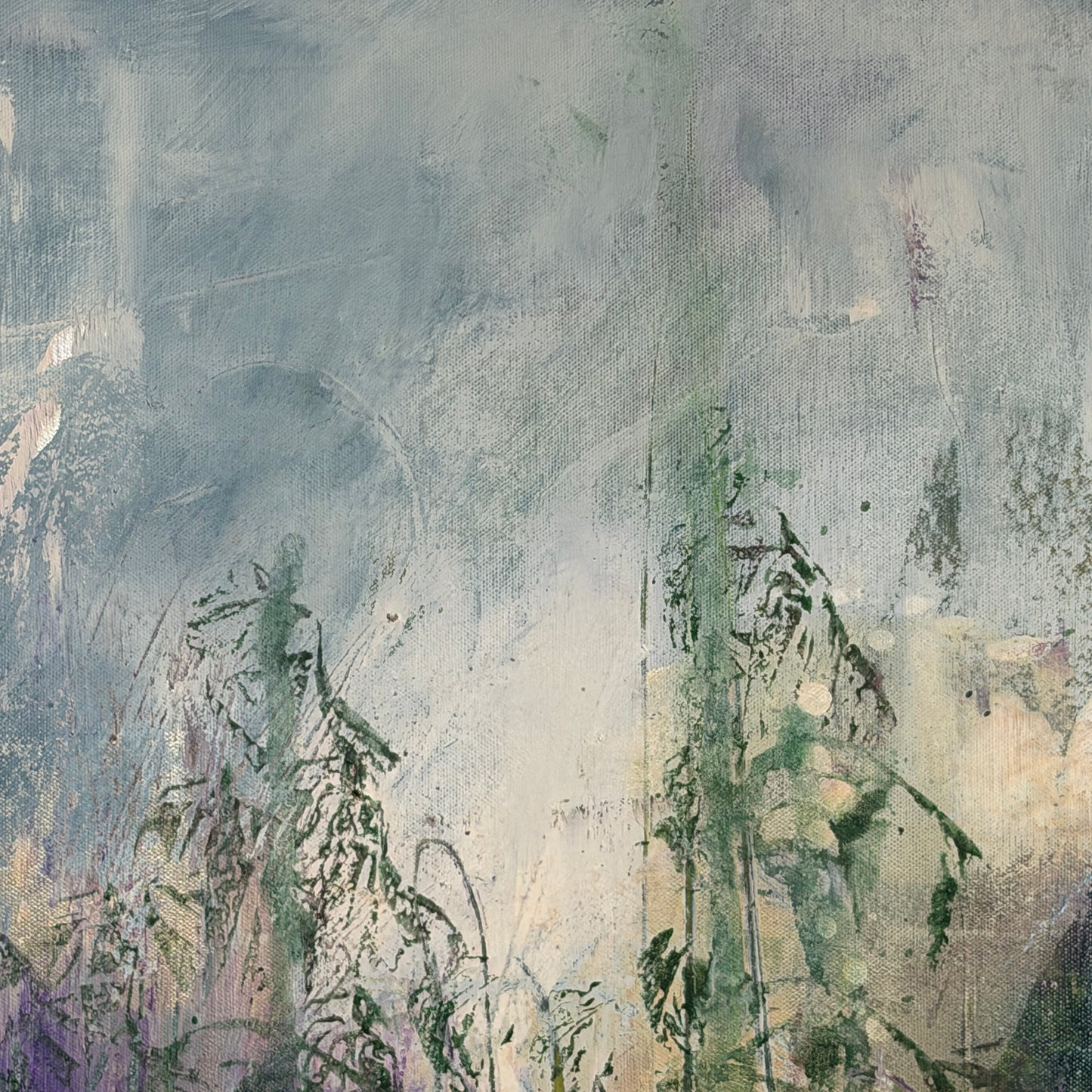 Wo Nebel tanzen und Hoffnung blüht - Gemälde Nr. 572