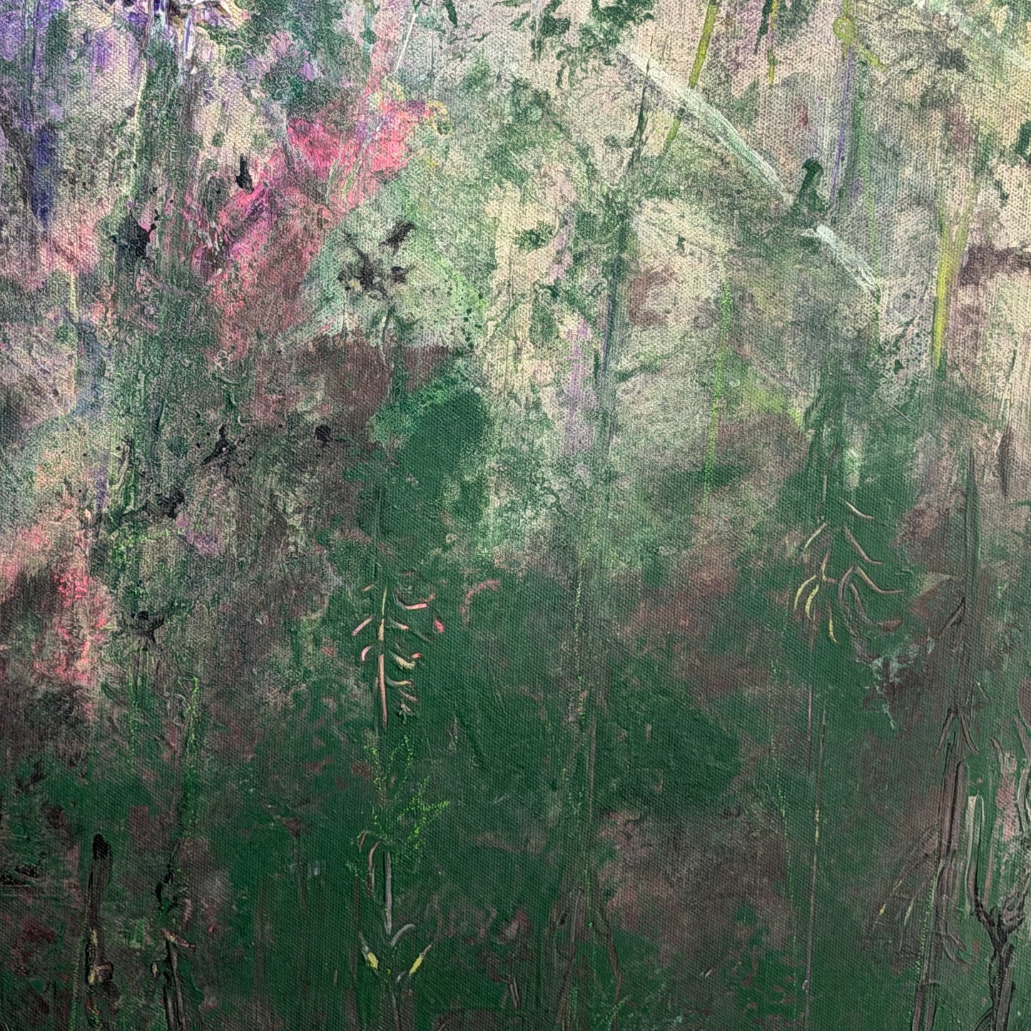 Wo Nebel tanzen und Hoffnung blüht - Gemälde Nr. 572